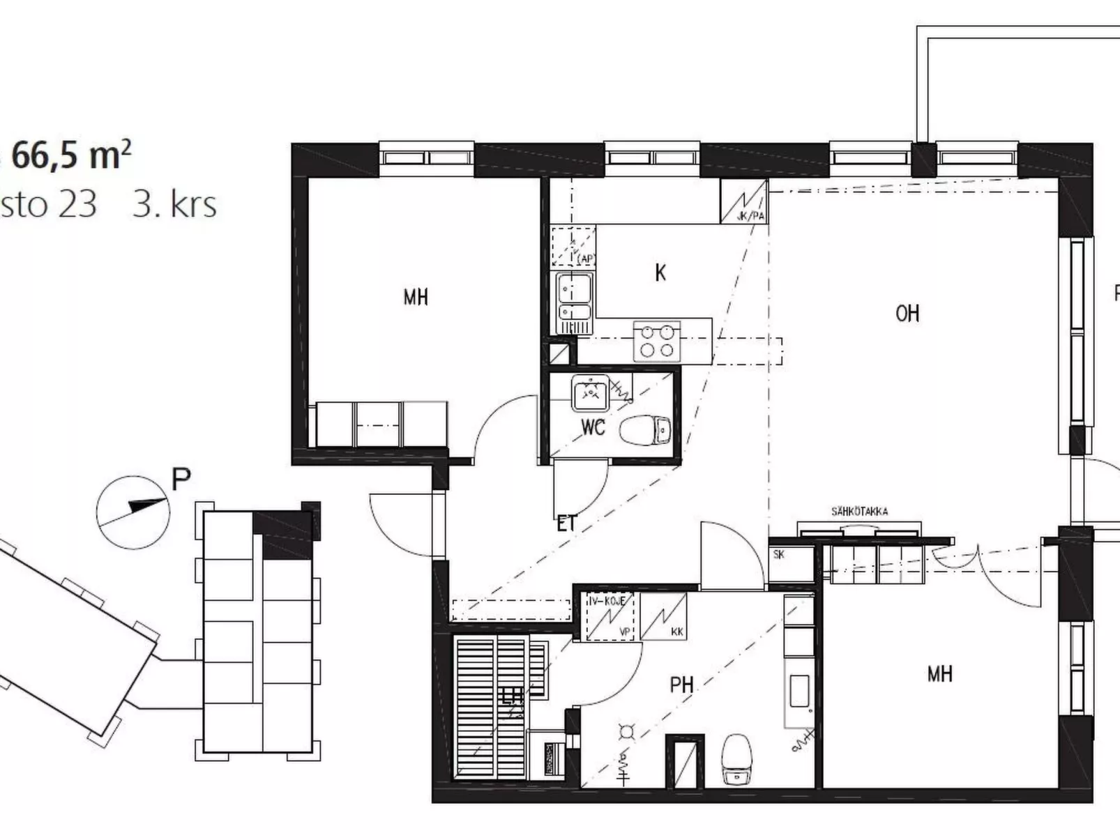 Kelotähti a 23 - Binnen