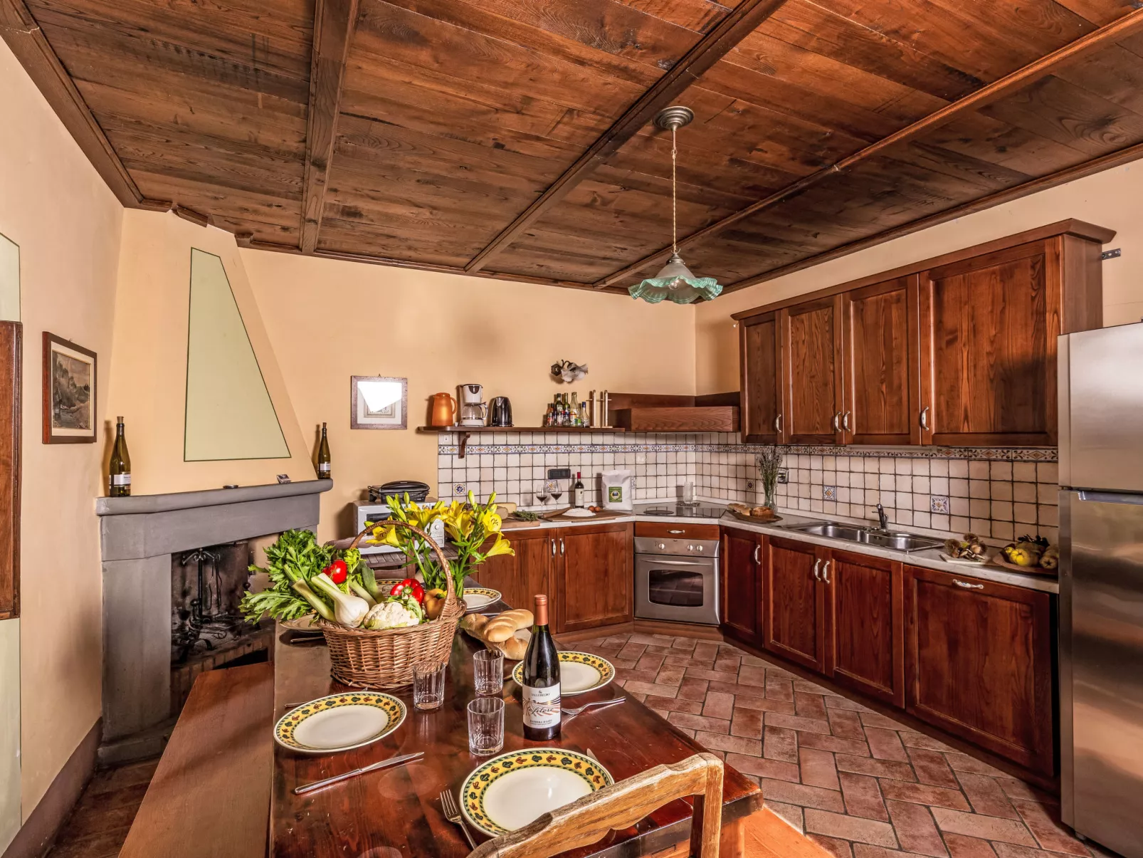 Villa Pruneto mit Pool in den Hügeln der Toskana - Binnen