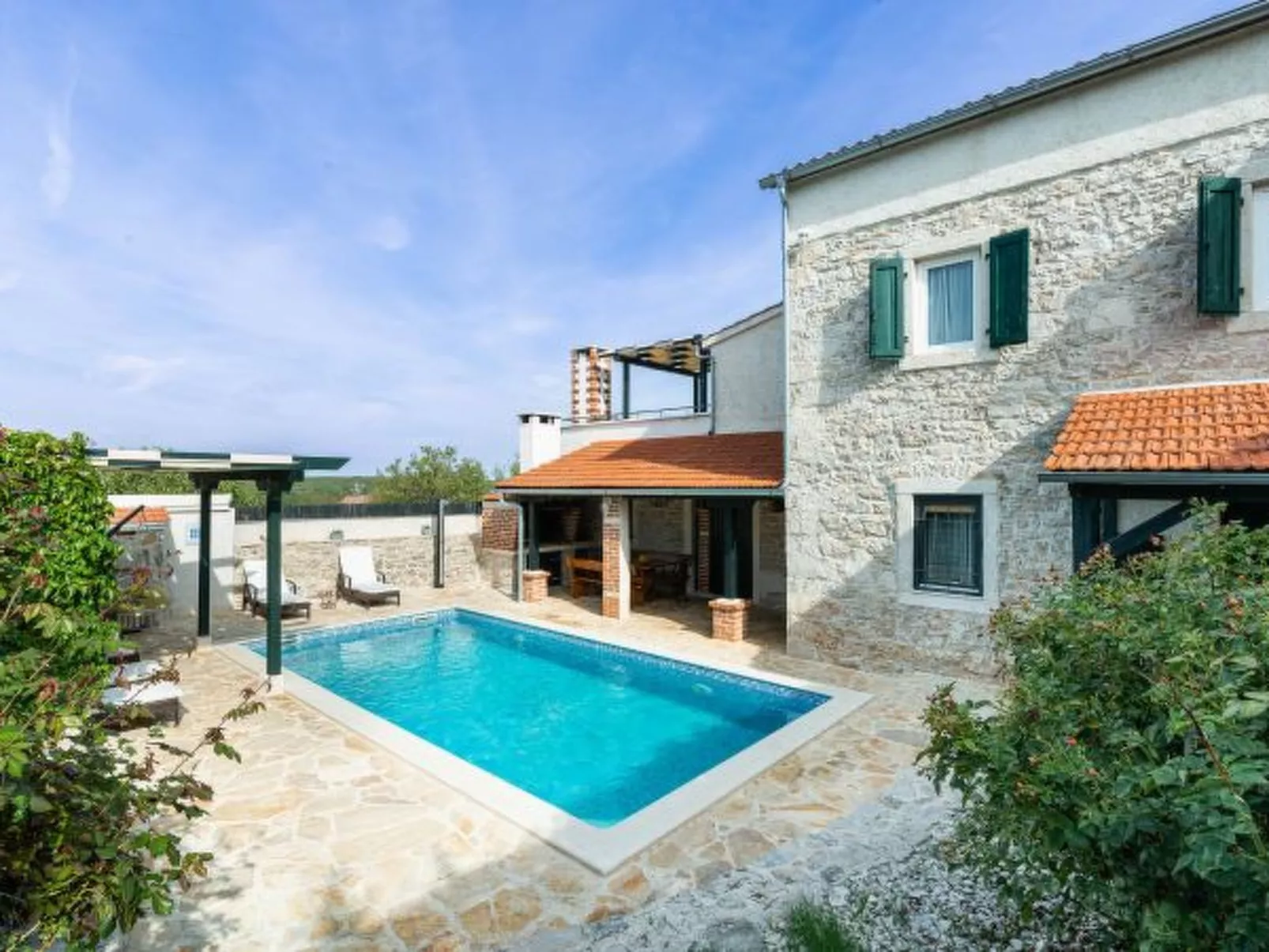 Stone Villa Mia with pool