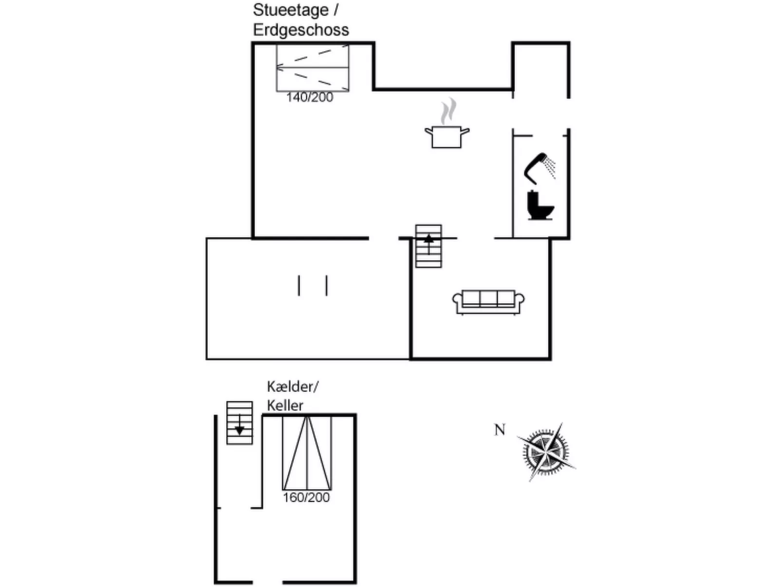 "Gundhild" - 1.8km from the sea