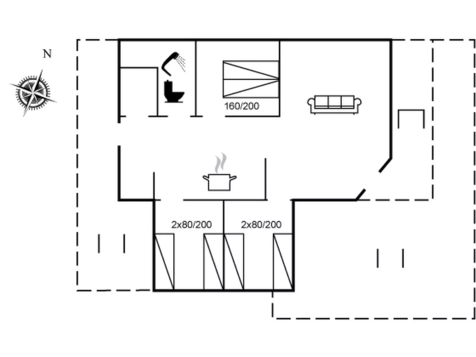"Hjalmsvider" - 300m from the sea