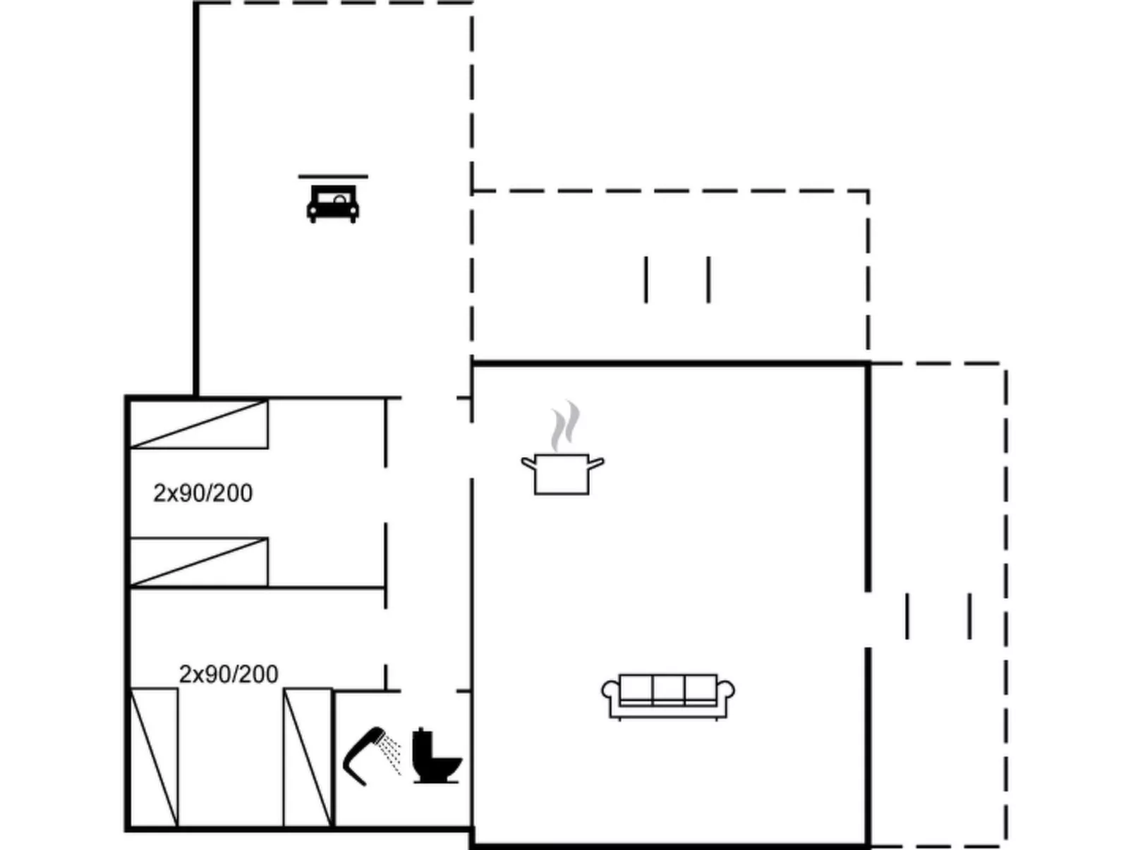 "Arntraud" - 500m from the sea