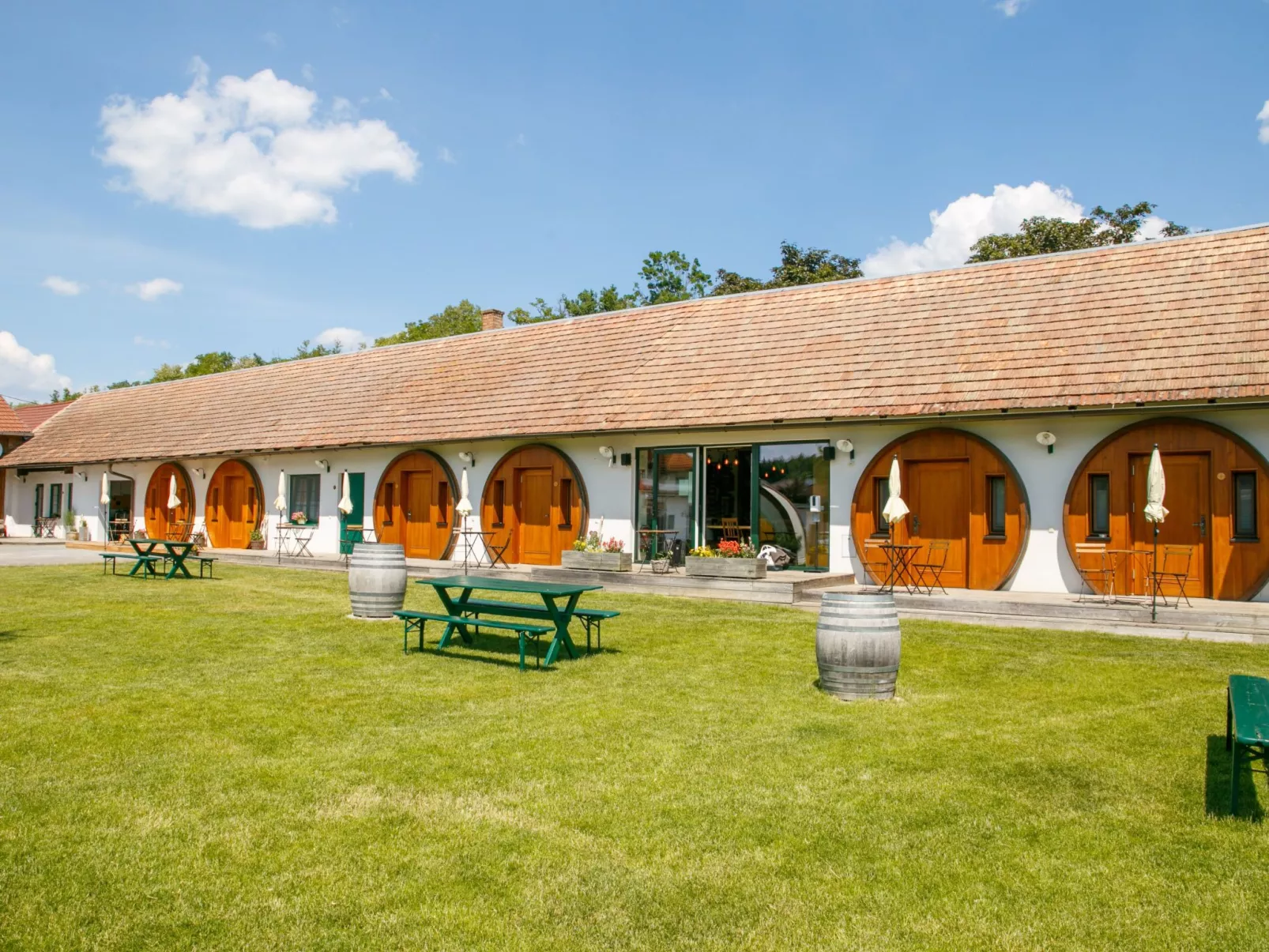 Weinfass-Suite für 2 in Grub an der March