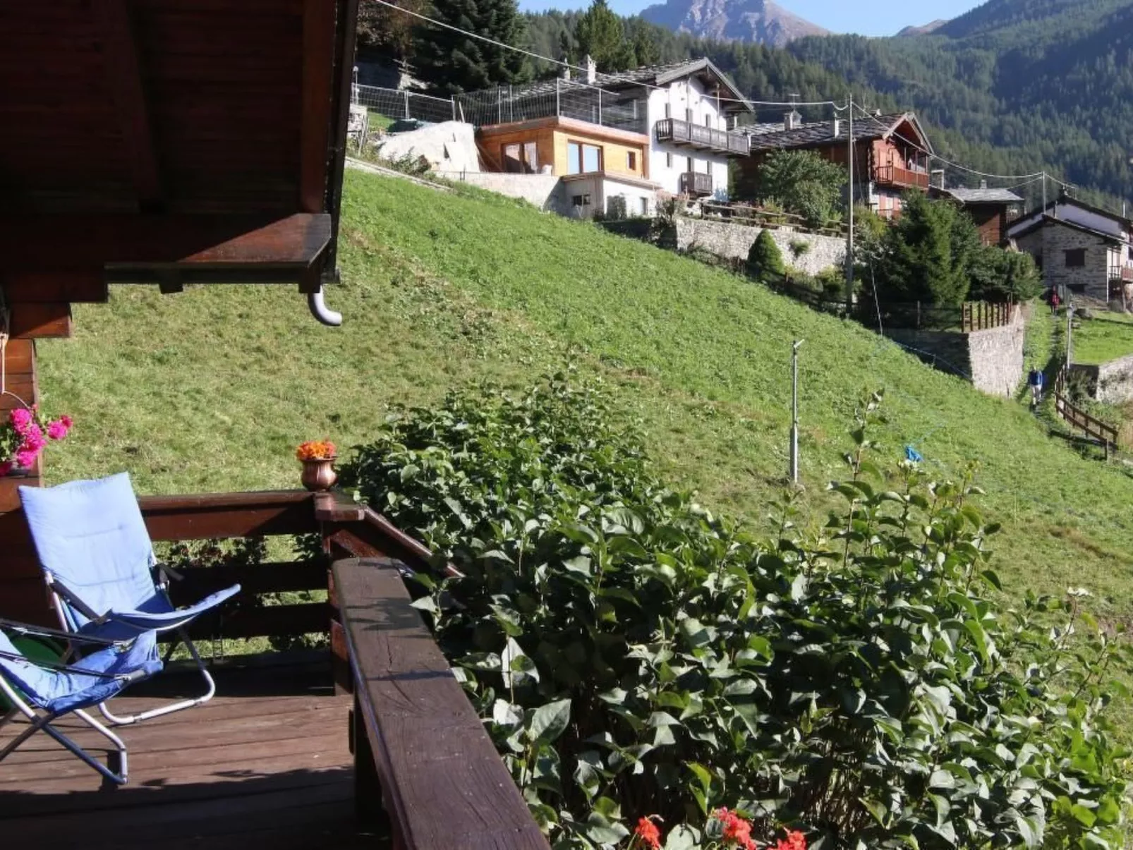 'Lo Chalet' der Balkon über dem Matterhorntal