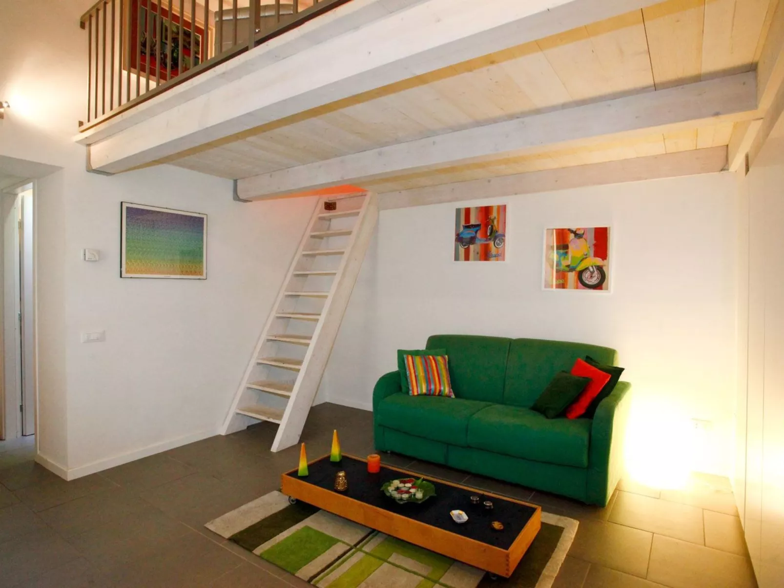 Helles Maisonettezimmer in Rom
