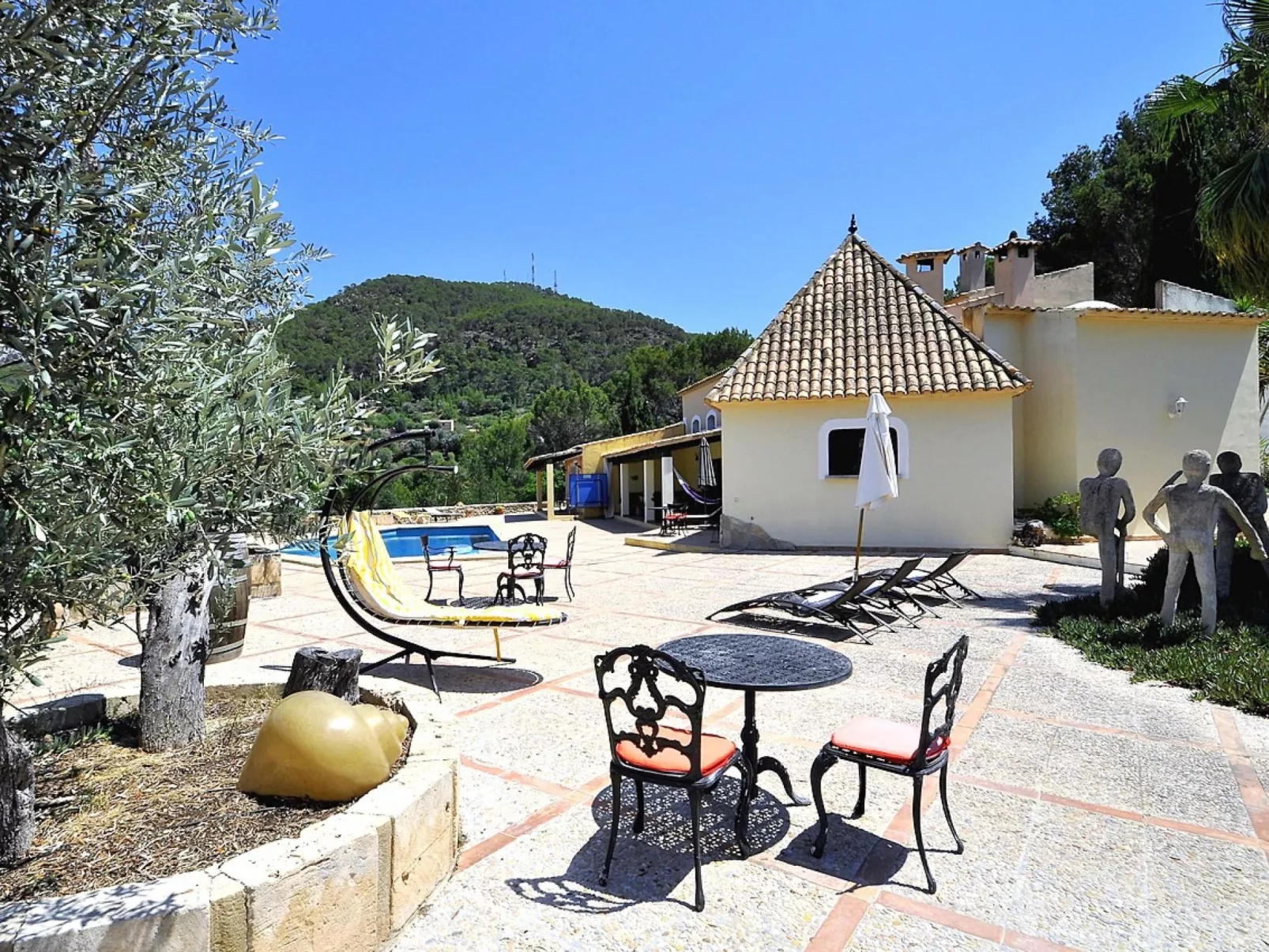 Villa LA PERLA NEGRA- Finca con piscina privada en Andratx. Familias. Ping Pong