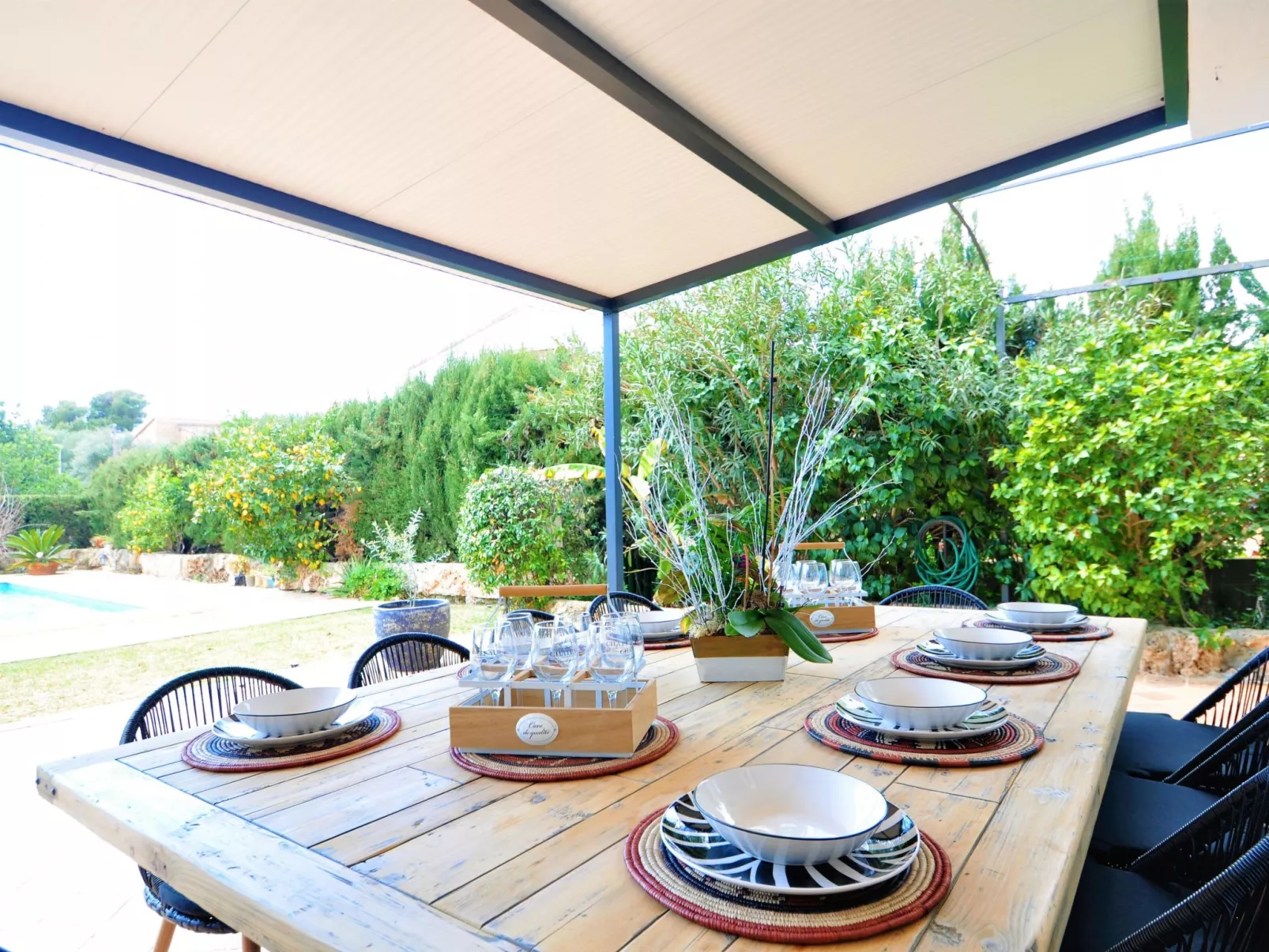 CA NA MALEN Hermosa casa para familias con gran piscina, jardín. - WiFi Gratis - Buiten