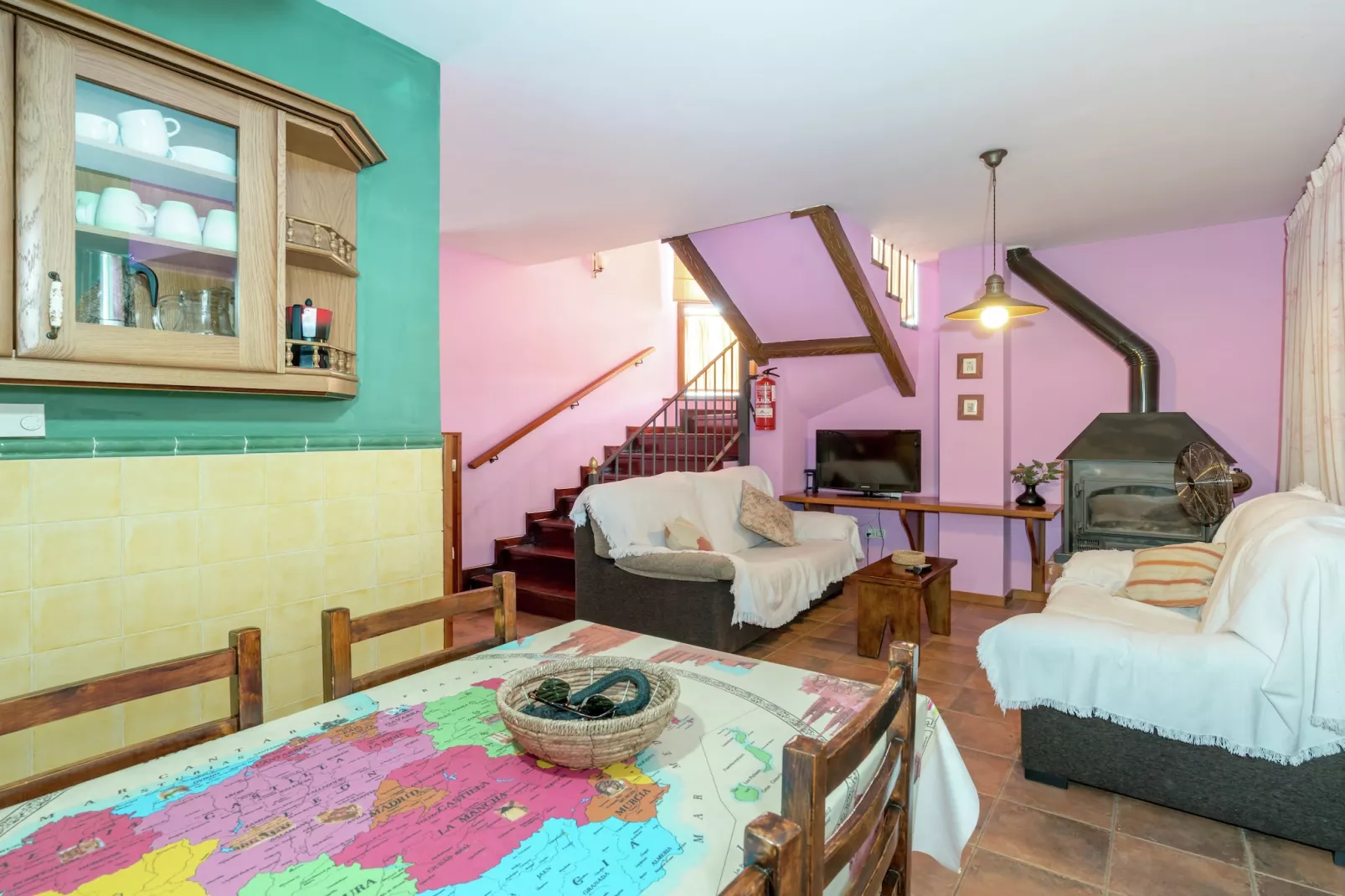 Casas Rurales Acebuche Hojiblanca - Woonkamer