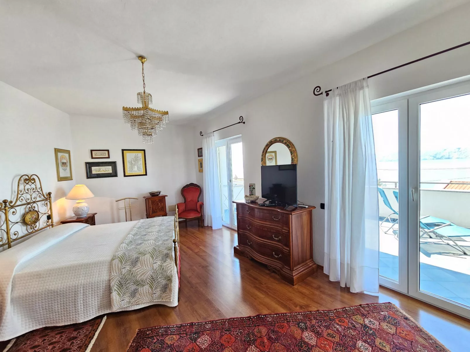 Zimmer für 2, mit Terrasse und Meerblick, ohne Küche - Binnen