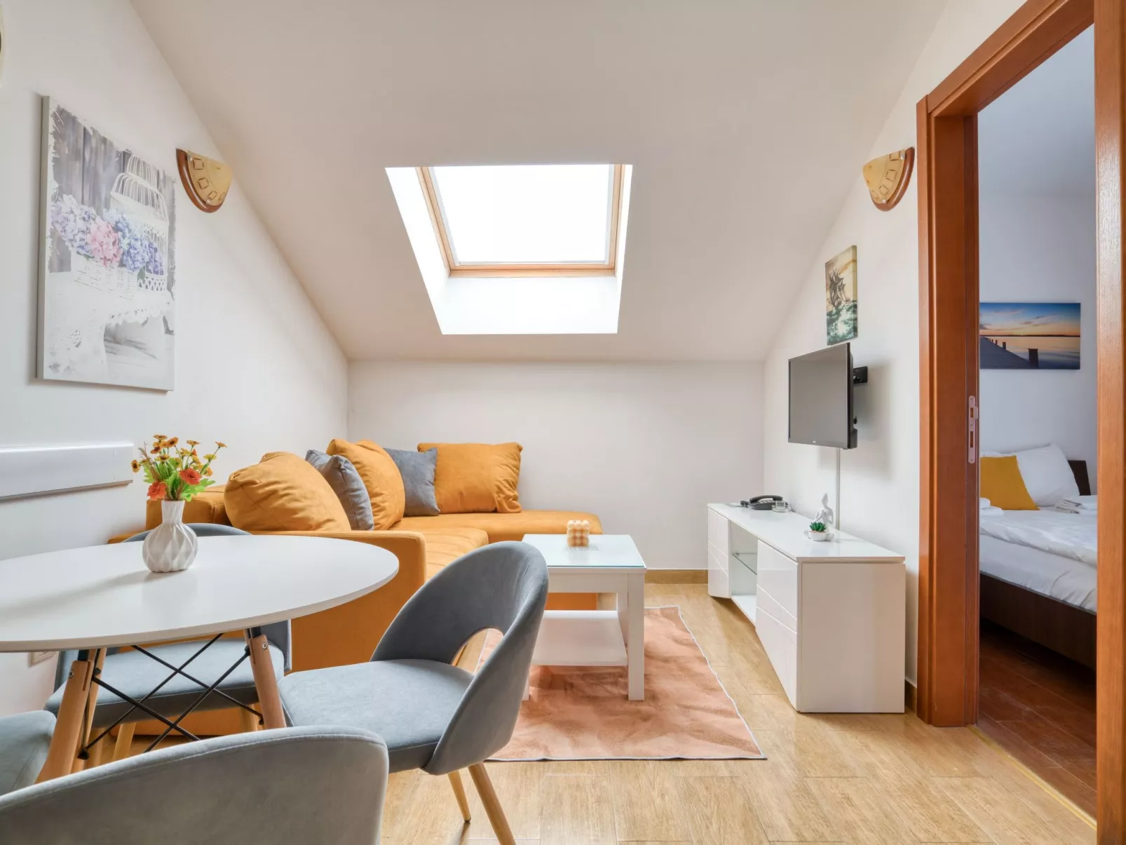 Wohnung "Clasik" mit Balkon - Binnen