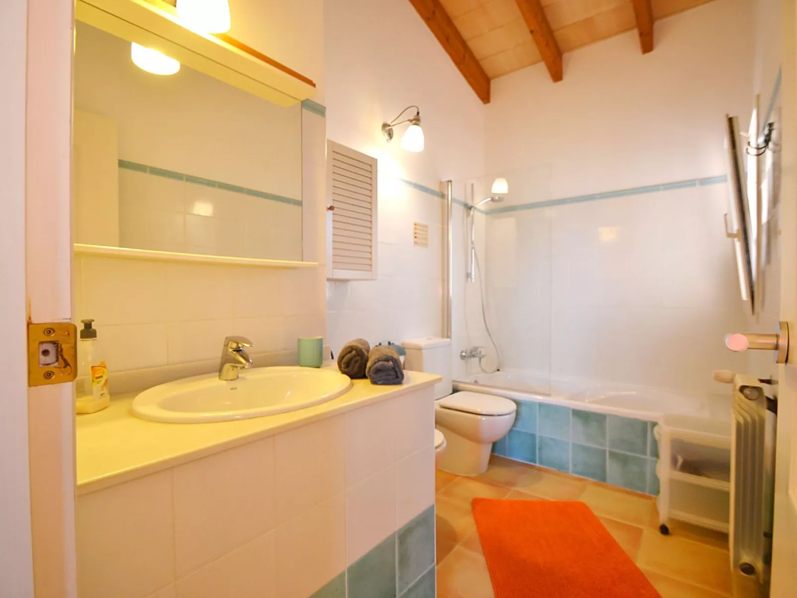 Gemütliches Ferienhaus in Urbanització S'estanyol mit Privatem Pool - Binnen