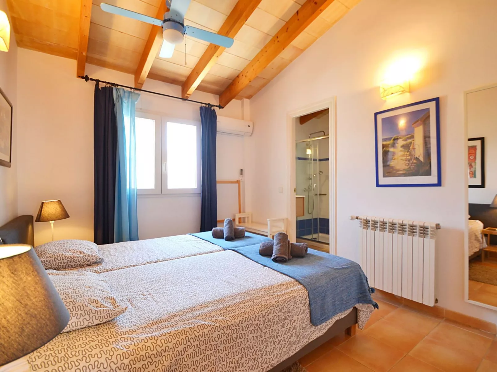 Gemütliches Ferienhaus in Urbanització S'estanyol mit Privatem Pool - Binnen