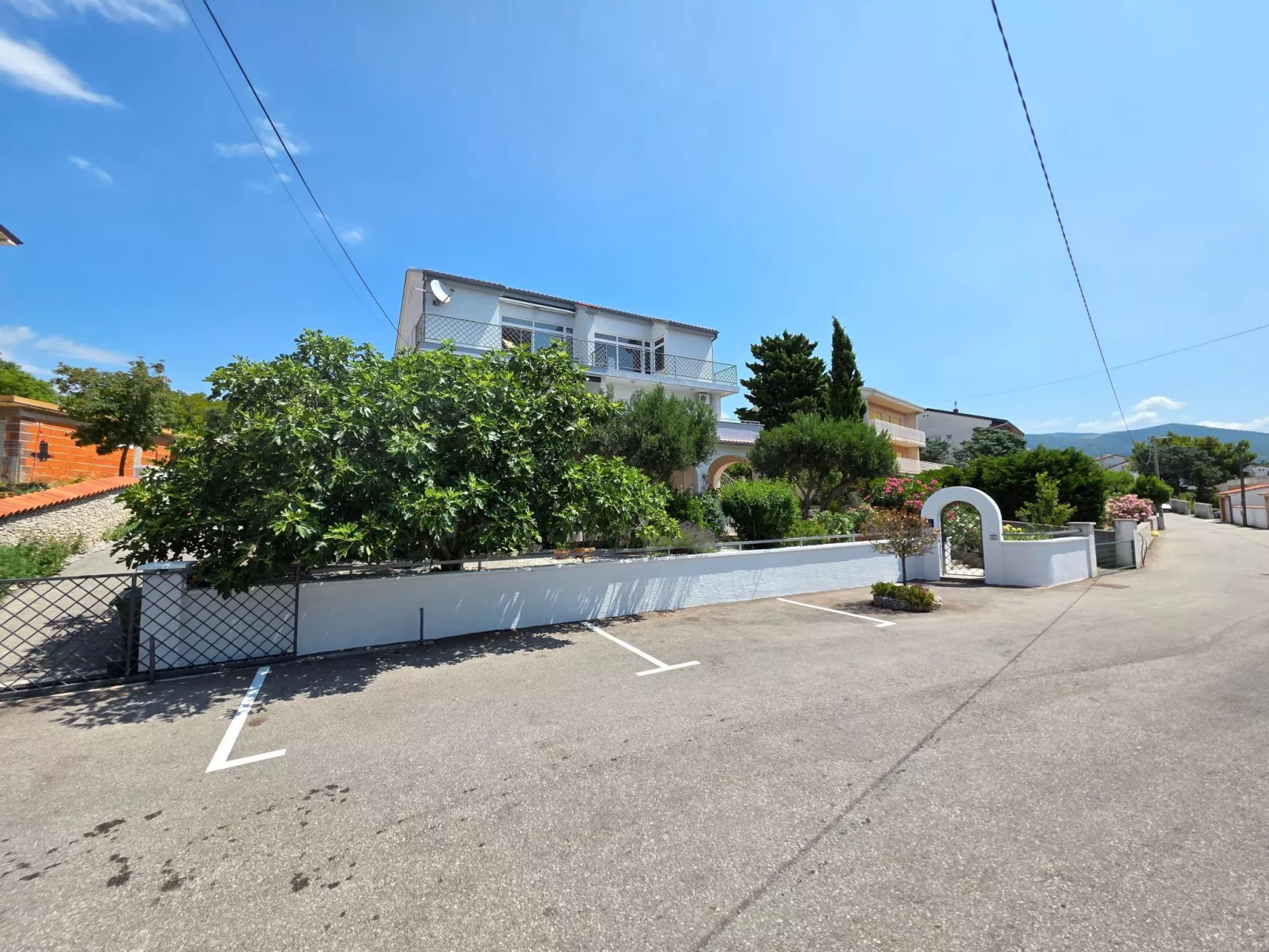 Zimmer für 2, mit Terrasse und Meerblick, ohne Küche - Buiten