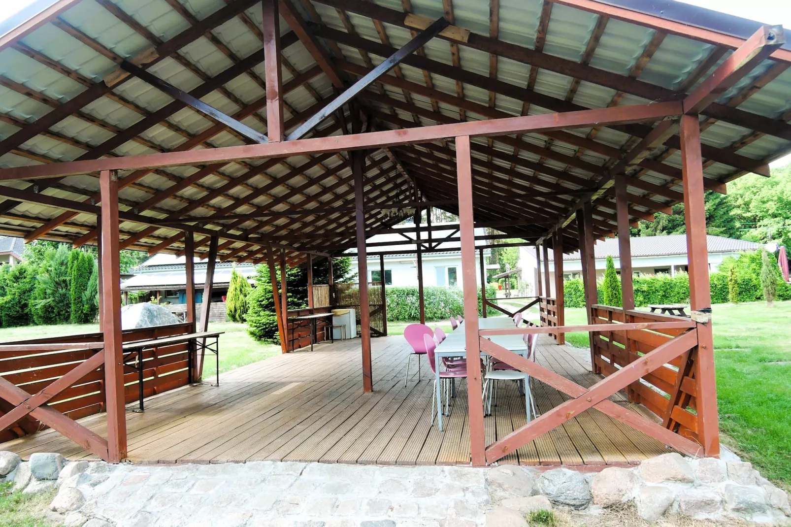 Holiday complex in Jezierzyce by Szczecin at the lake for 4 persons 30 qm Typ B Zielony - Recreatieruimte