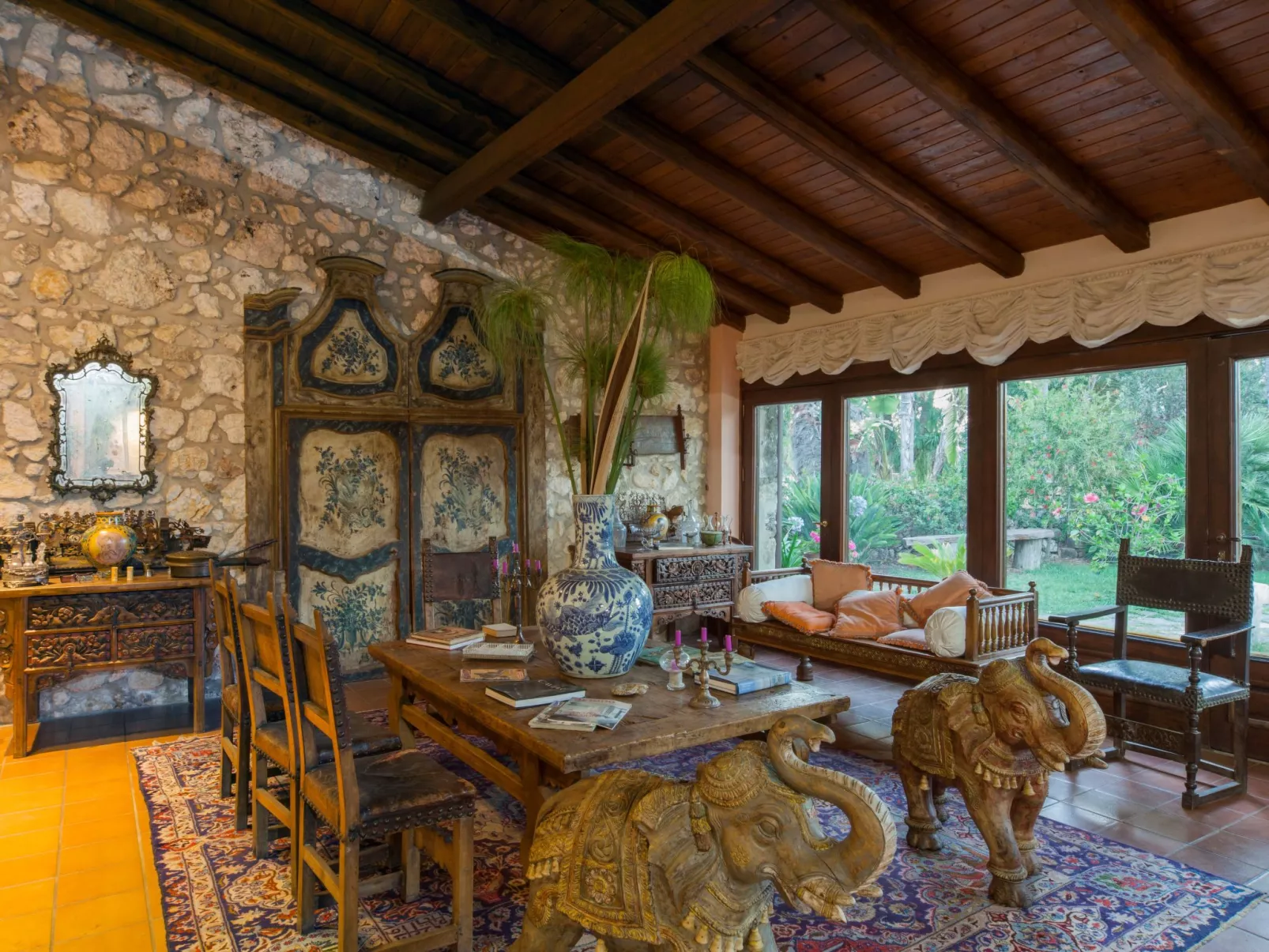 Villa dei Papiri - Exklusives Zimmer mit möbliertem Garten - Binnen