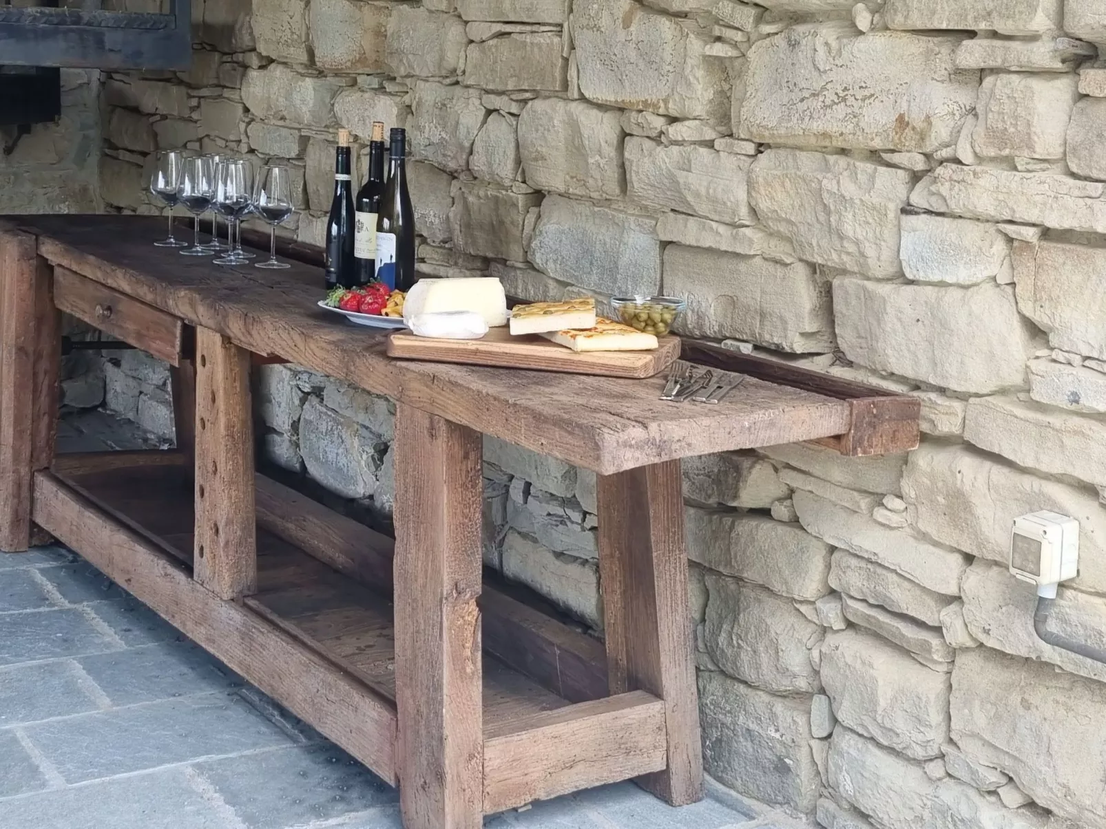 Rustikales und charmantes Doppelzimmer "Olmo Gentile" - Buiten