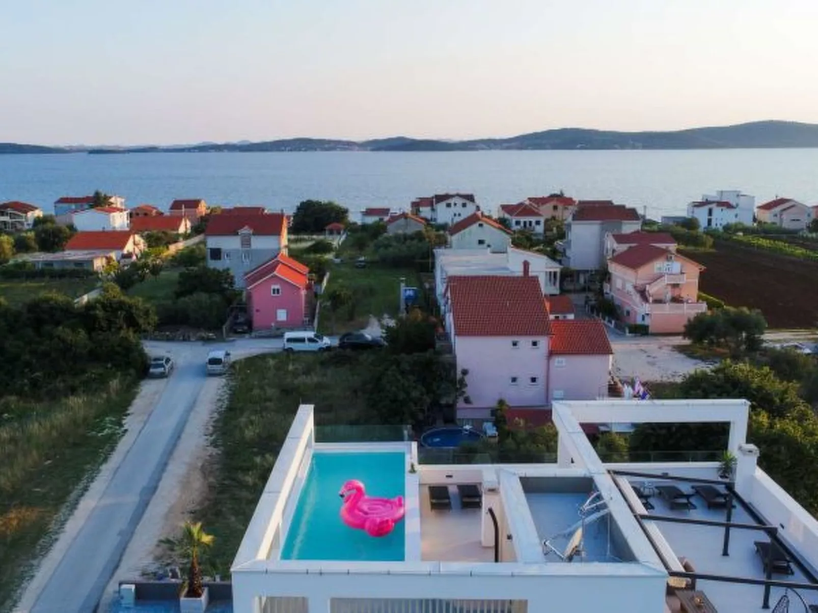 Villa La Perla Apt 2 4+2 with heated rooftop pool - Image-tags.info