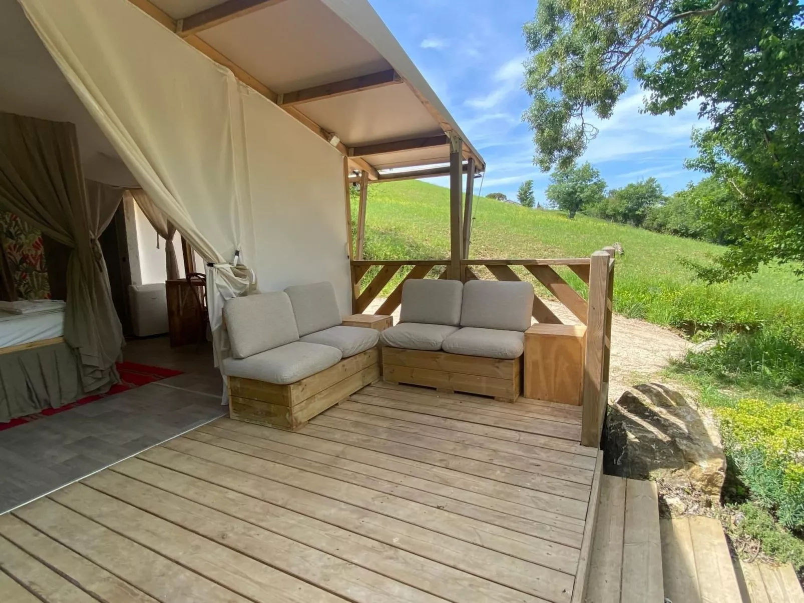 Glamping La Tenda di Lorenzo mit privatem Pool - Image-tags.info