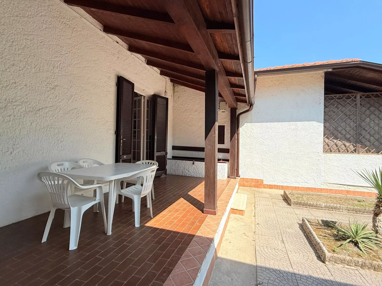 Gewächshaus im Erdgeschoss, 2 Gärten - Buiten