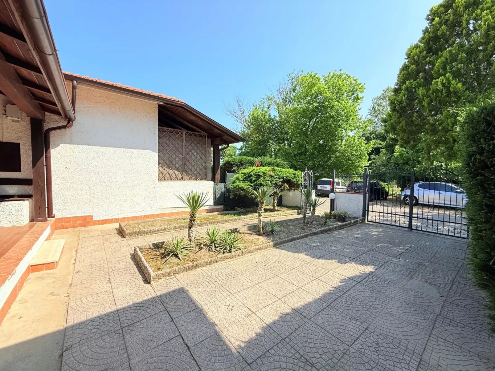 Gewächshaus im Erdgeschoss, 2 Gärten - Buiten