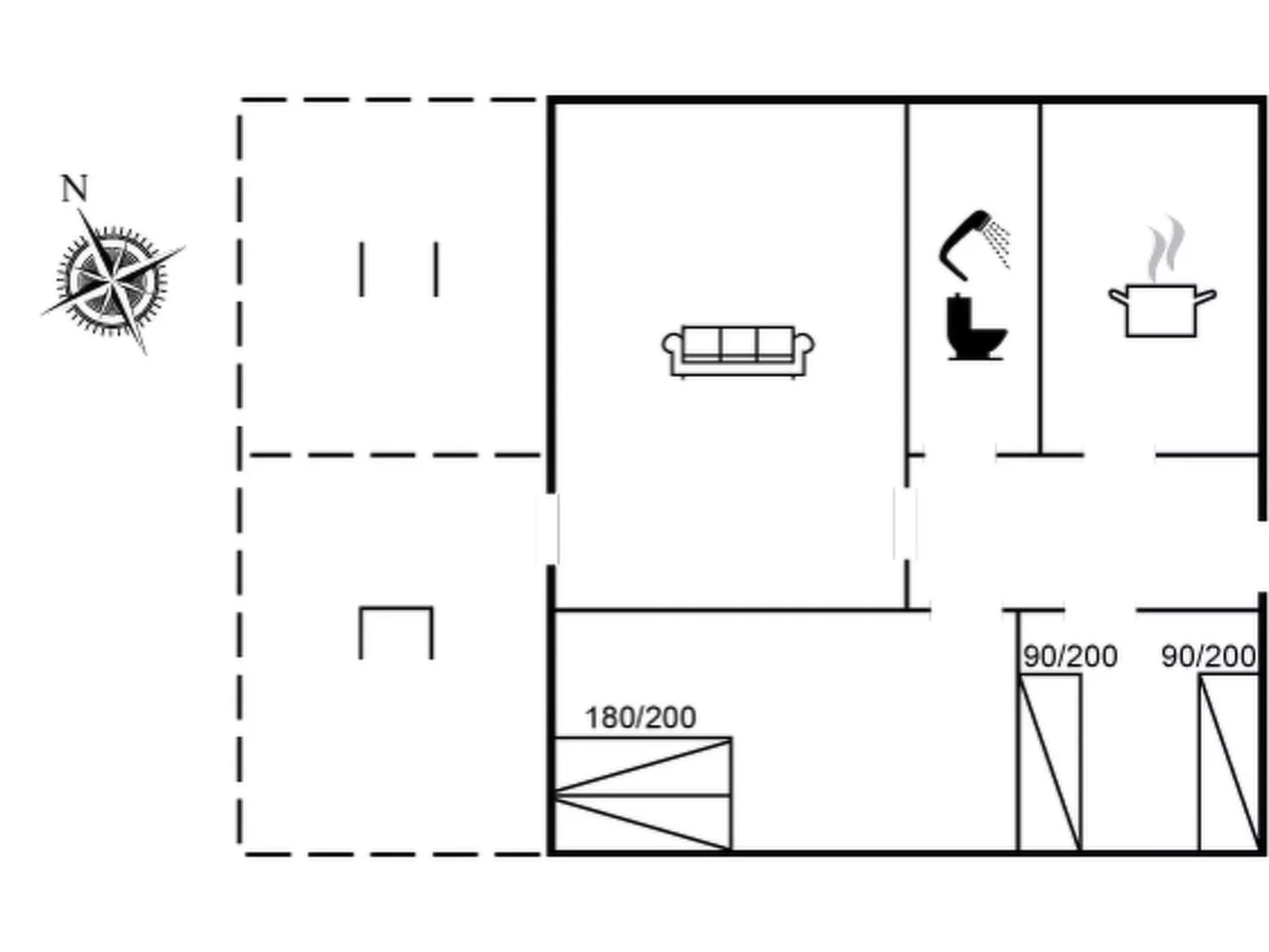 "Oddi" - 900m from the sea - Binnen