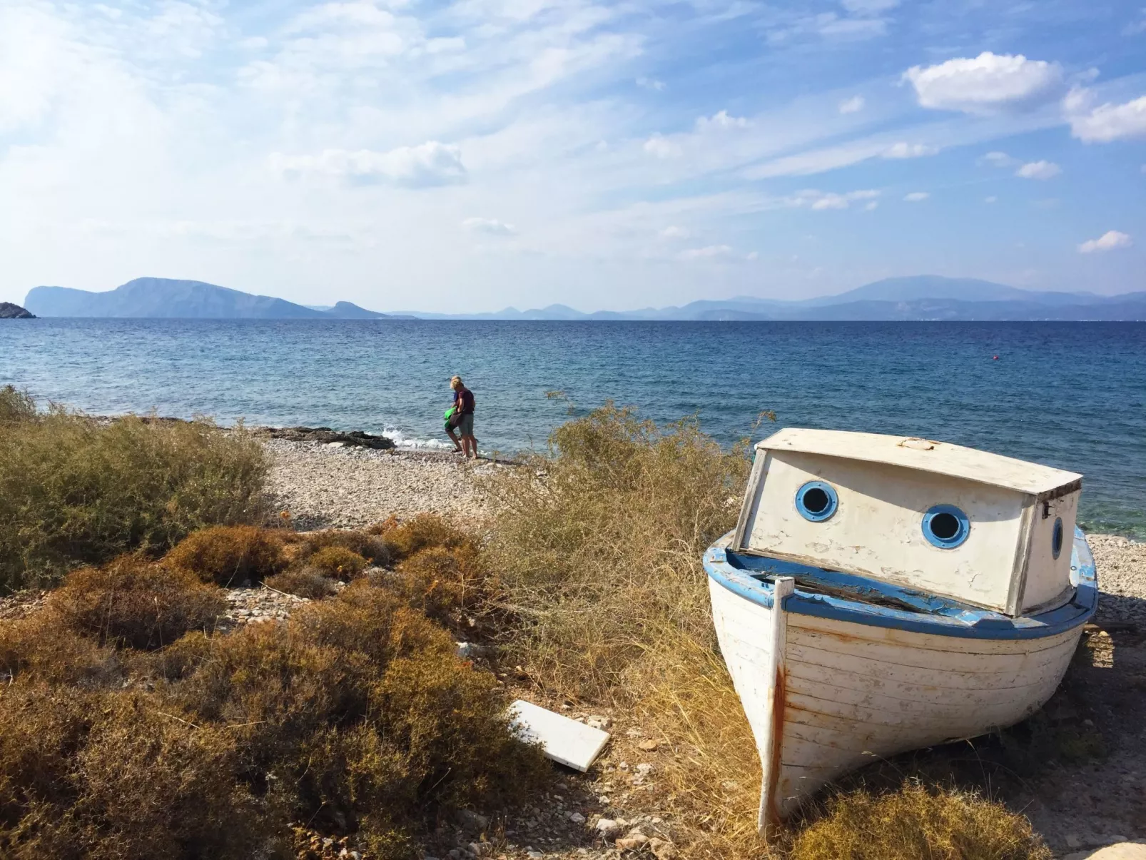 In Ermioni mit Garten, gemeinschaftlichem Pool und Terrasse - Buiten