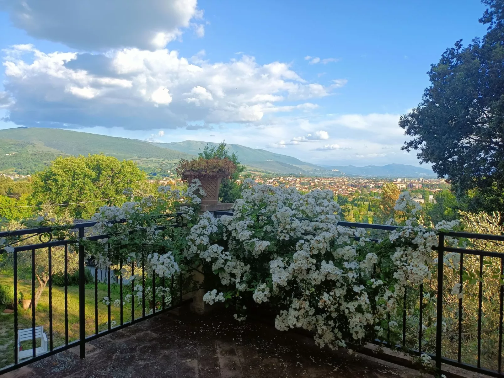 Zimmer mit Bergblick - Buiten