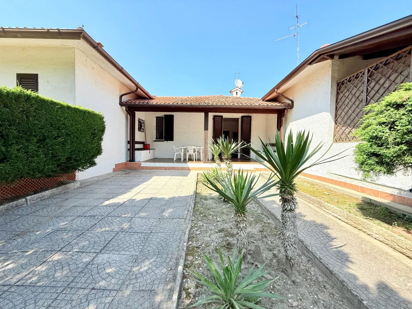 Gewächshaus im Erdgeschoss, 2 Gärten - Buiten