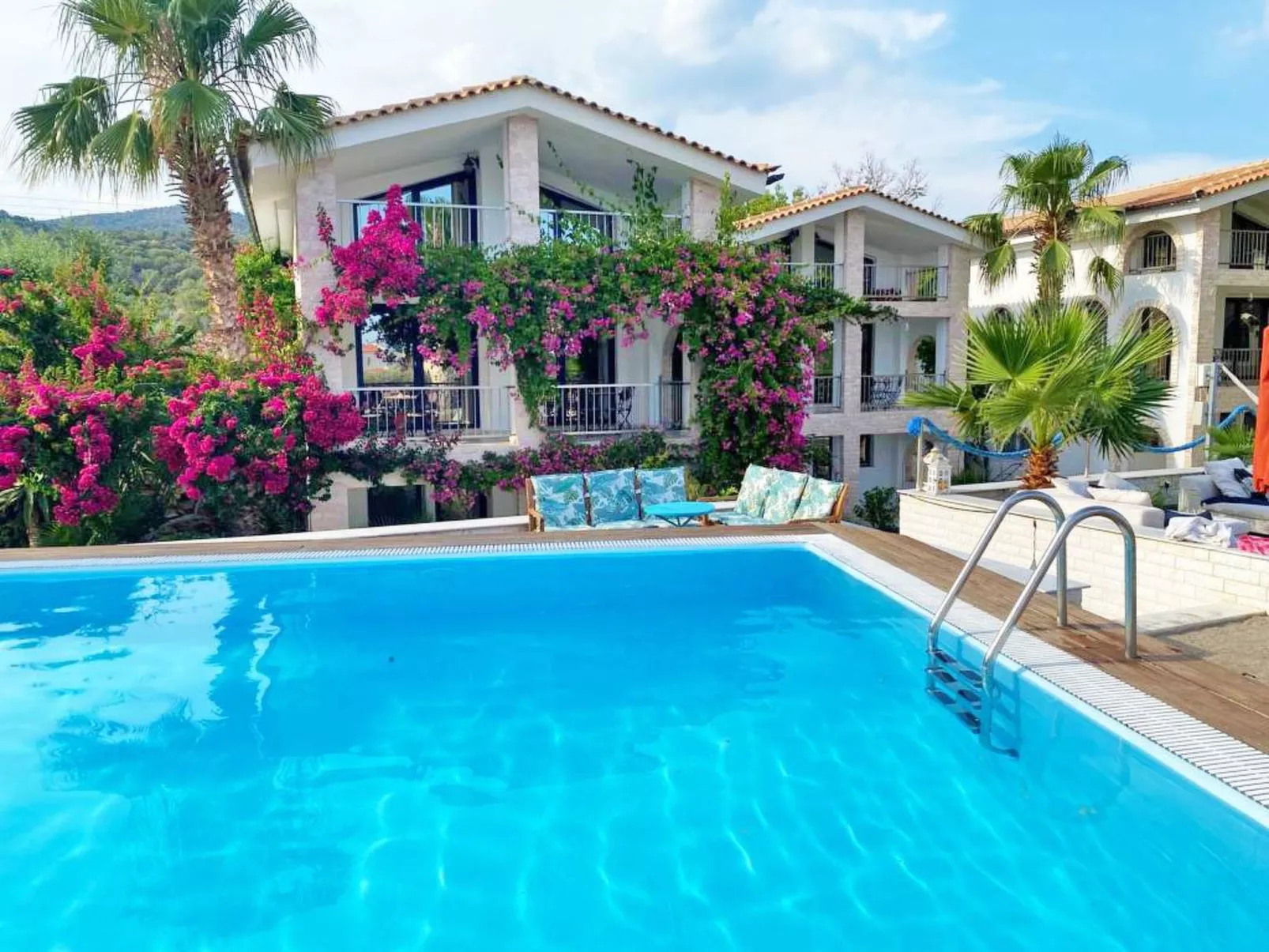 In Ermioni mit Grill, gemeinschaftlichem Pool und Terrasse - Buiten