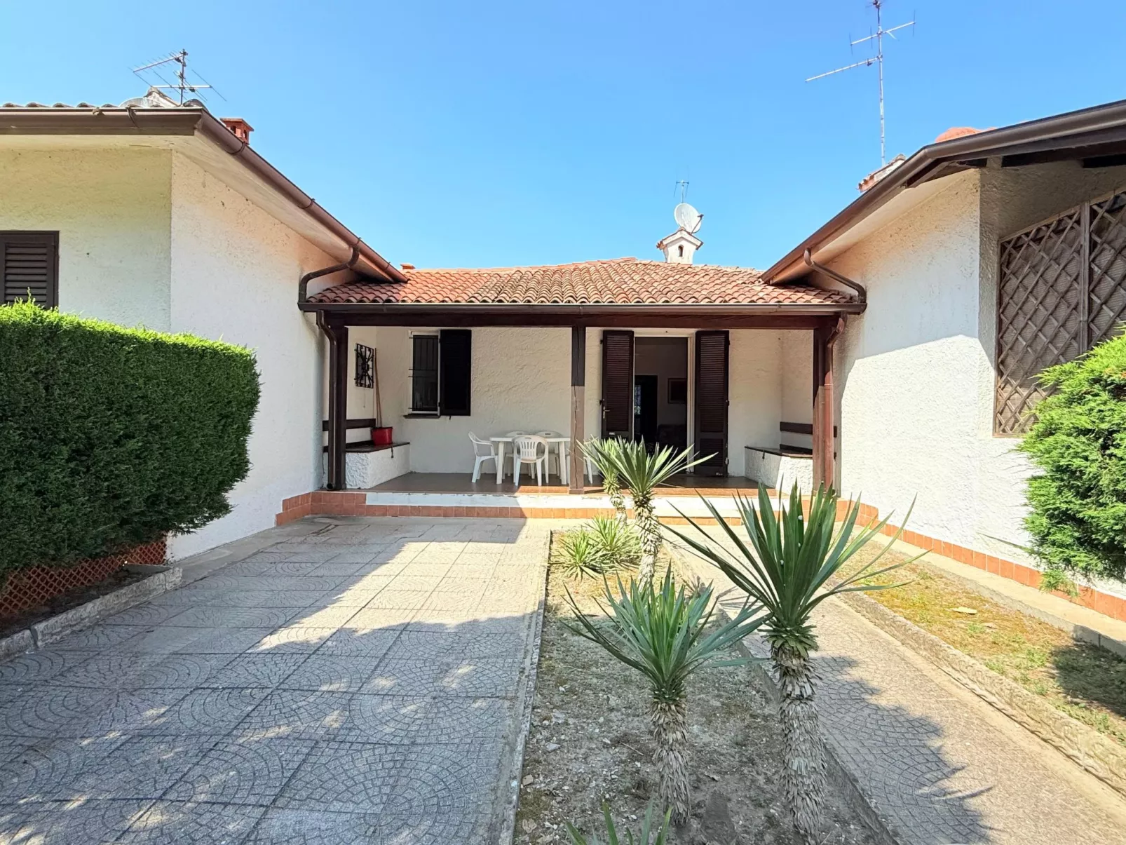 Gewächshaus im Erdgeschoss, 2 Gärten - Buiten