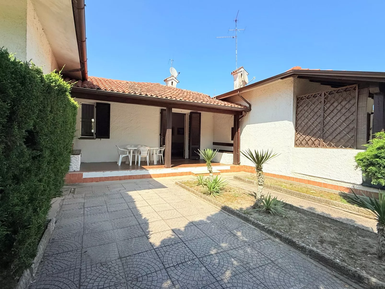 Gewächshaus im Erdgeschoss, 2 Gärten - Buiten