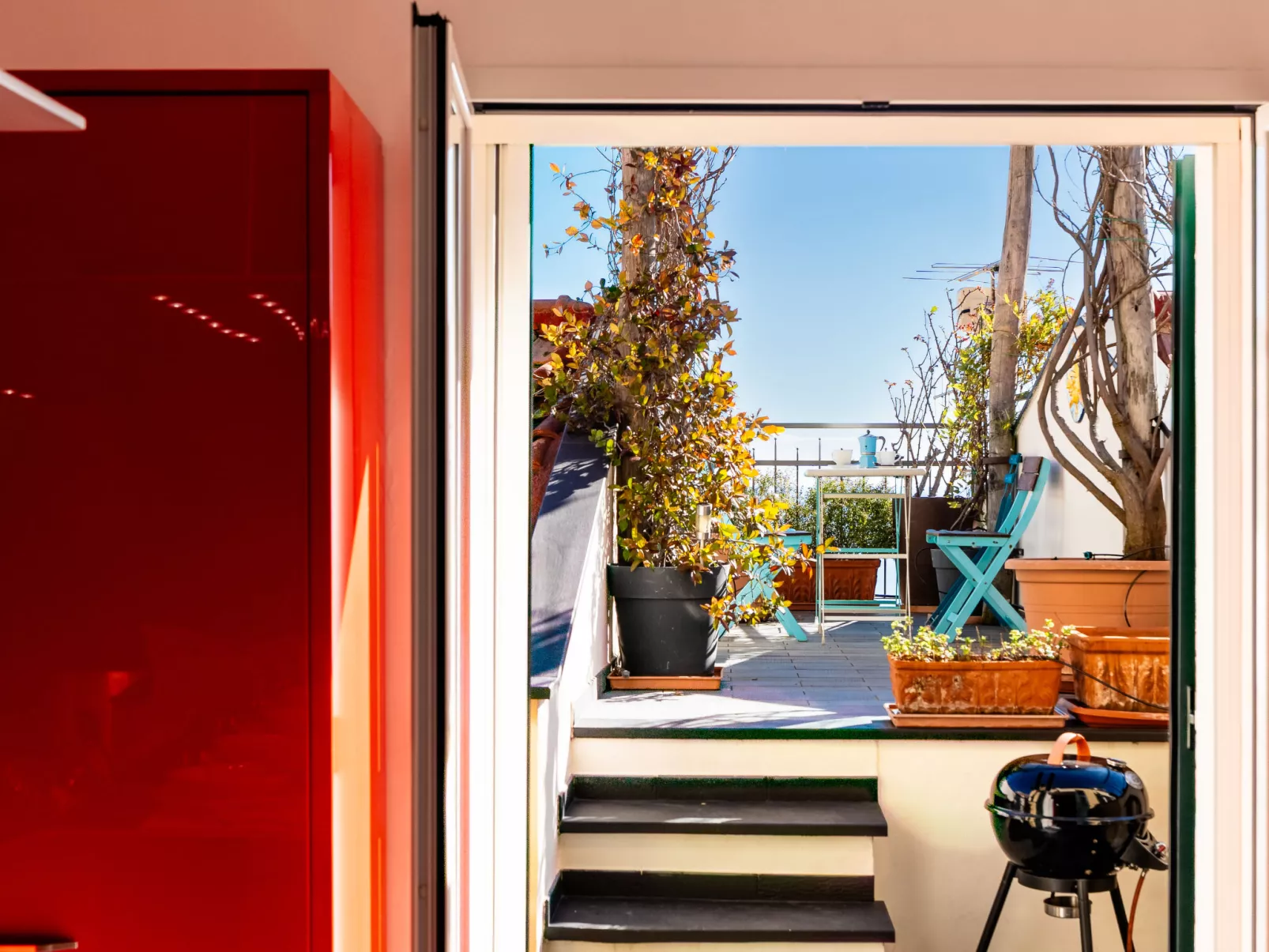 Terrazza con glicine - Buiten