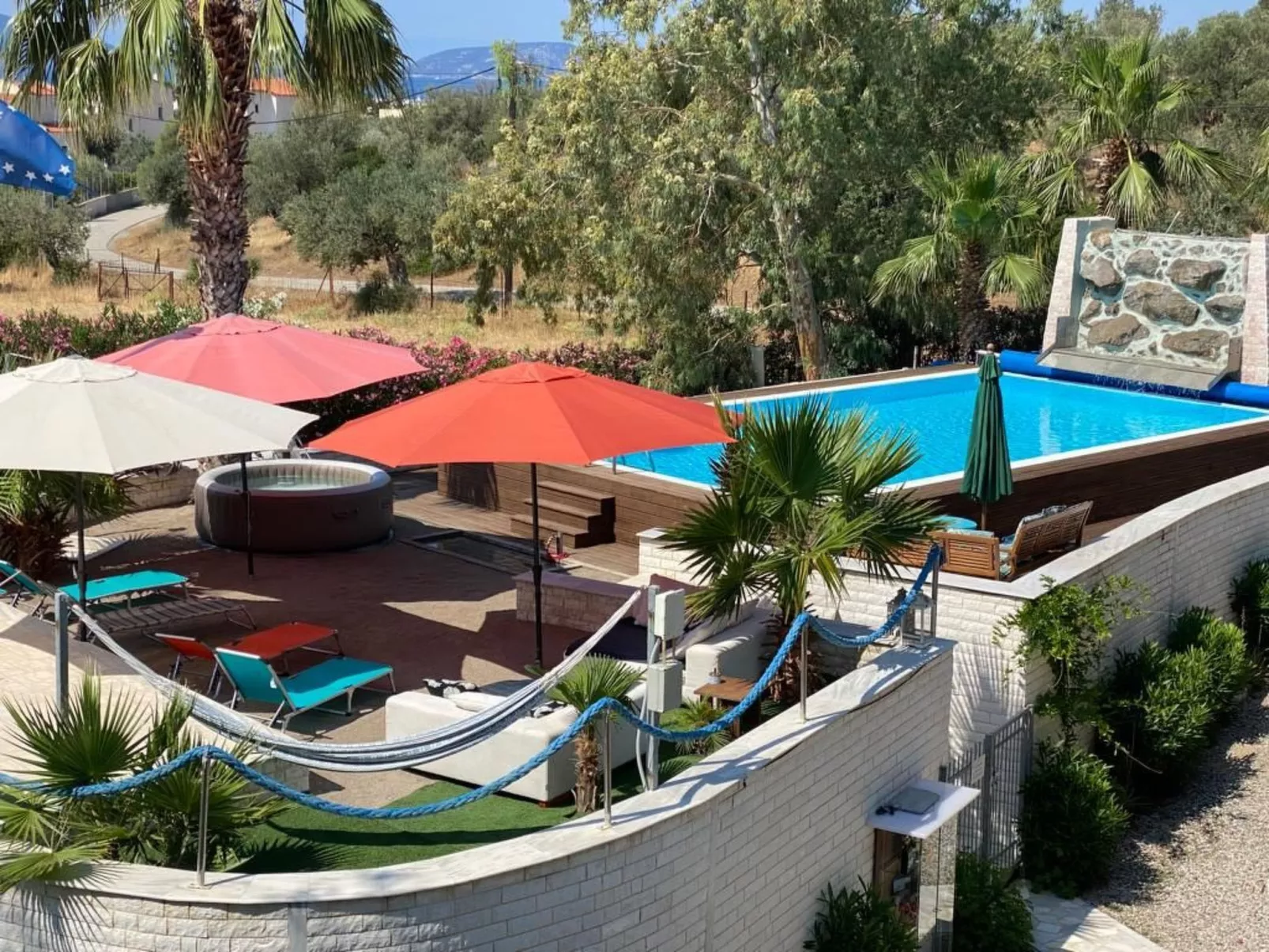 In Ermioni mit Grill, gemeinschaftlichem Pool und Terrasse - Binnen