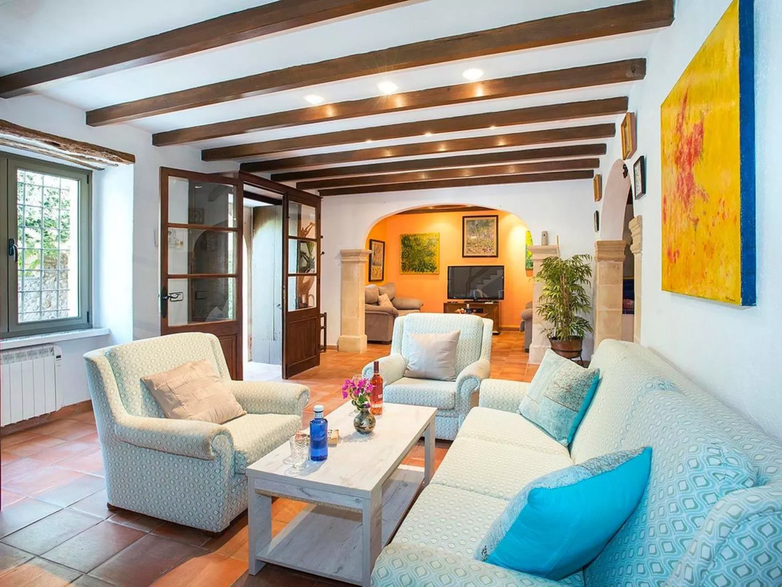 Impresionate Villa para 12 , Cala San Vicente - Binnen