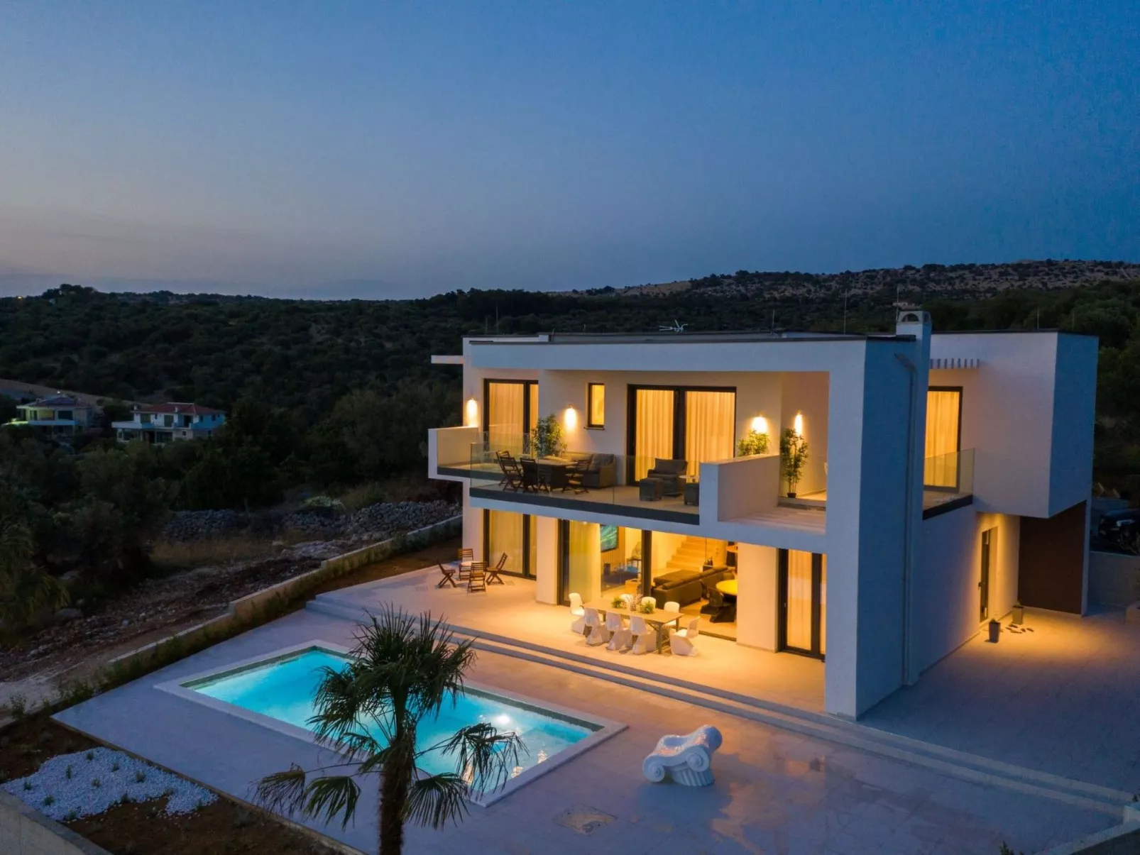 Ferienvilla "Villa Aria" mit Whirlpool - Binnen