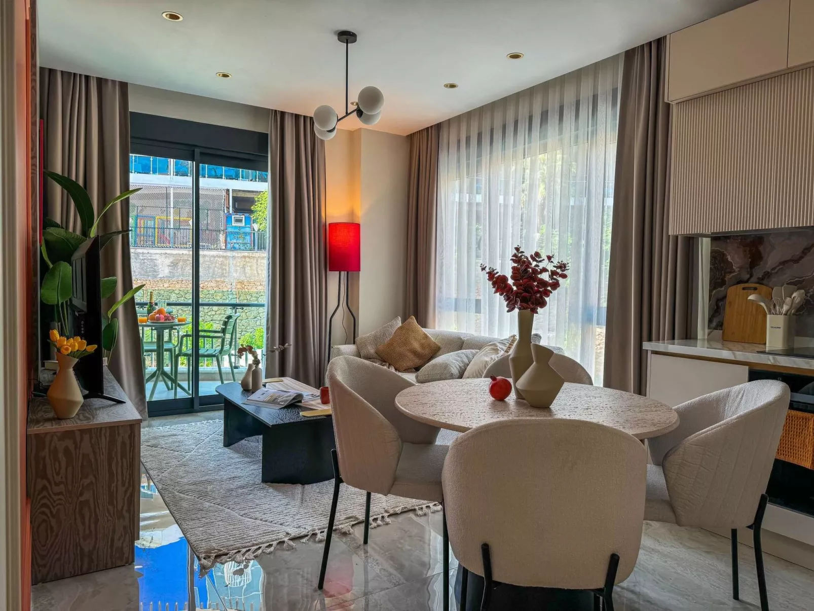 Qoople Eхсellence A-14 neue Wohnung am Meer - Binnen