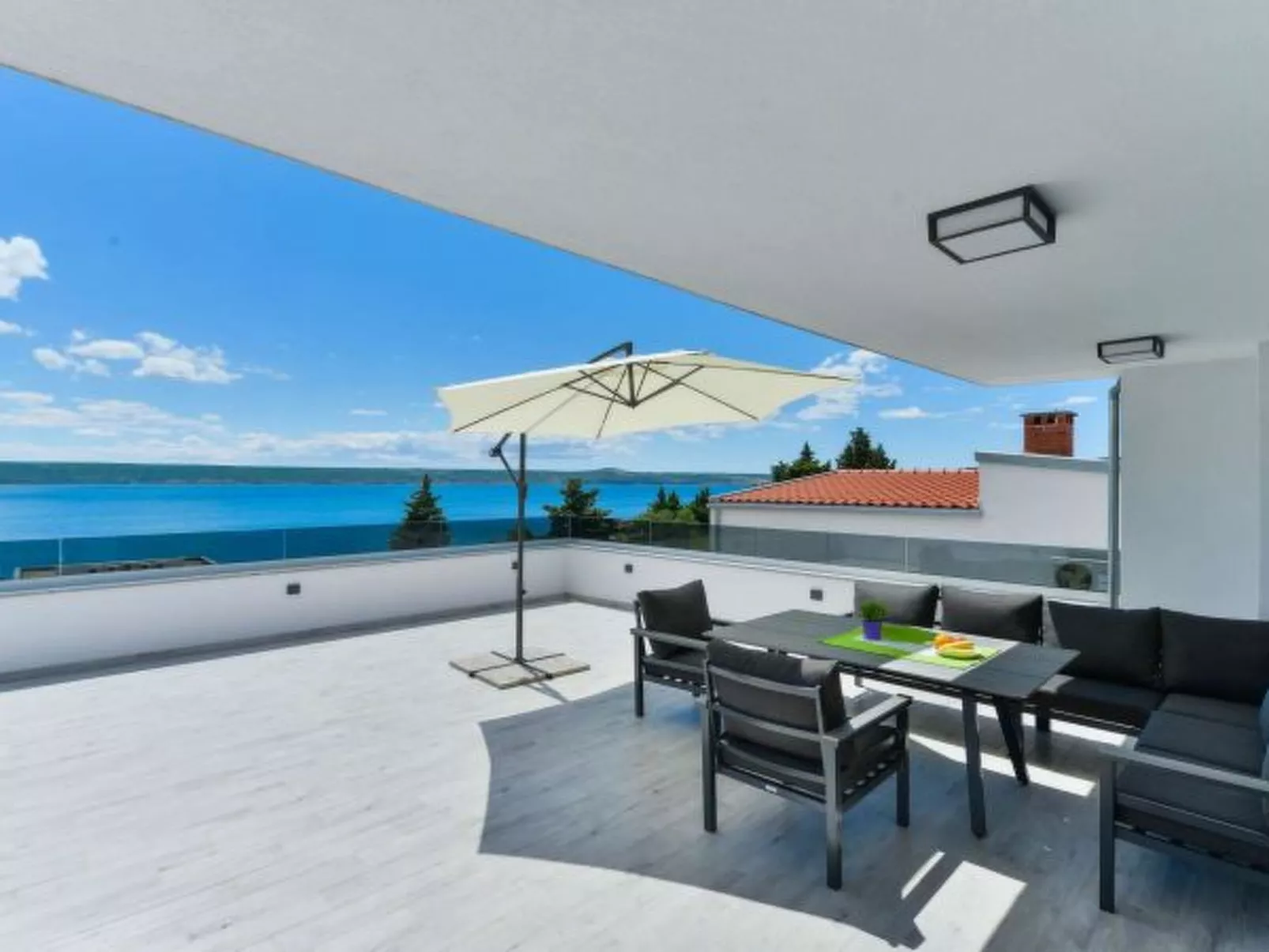 Modern Villa Futura with pool - Buiten