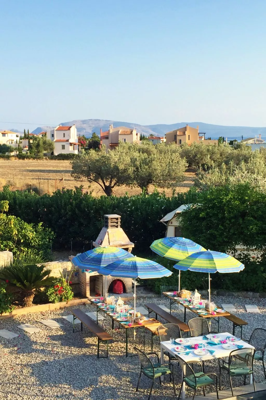 In Ermioni mit gemeinschaftlichem Pool, Grill und Terrasse - Buiten