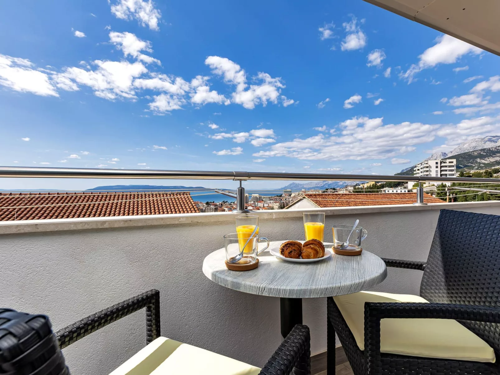 Wohnung "Blue Dream" mit Balkon - Buiten