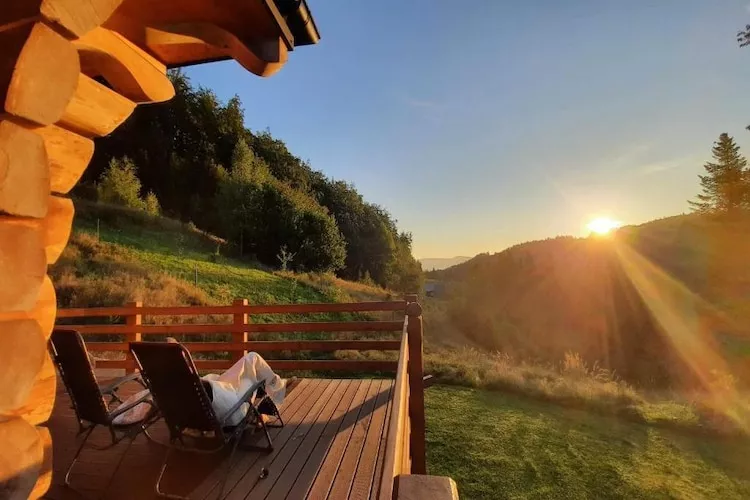 Dom wakacyjny dla 8 osób w Piwnicznej Zdroju - Uitzicht zomer