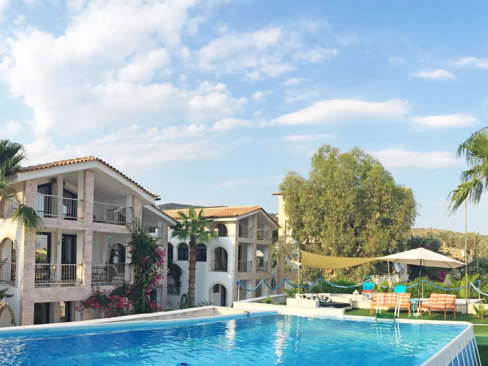 In Ermioni mit Garten, gemeinschaftlichem Pool und Terrasse - Buiten