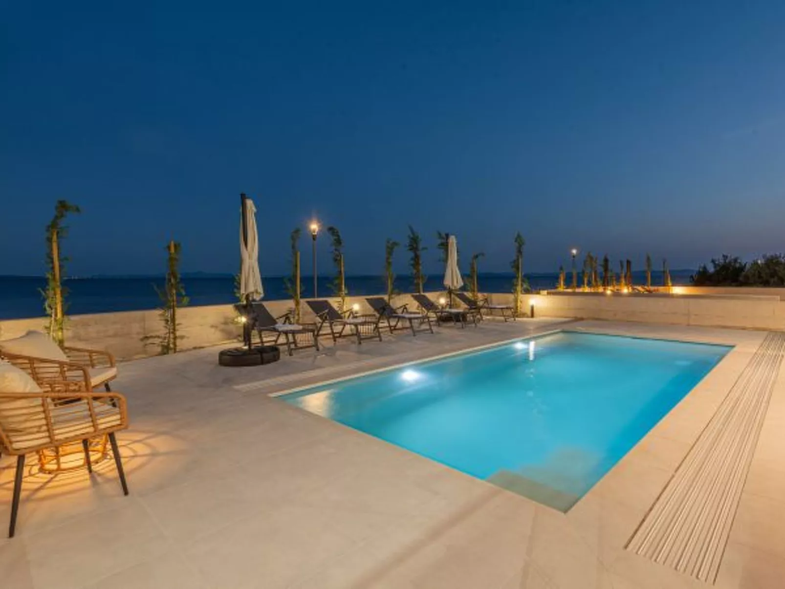 Seafront Villa Serena with pool and seaview - Image-tags.info