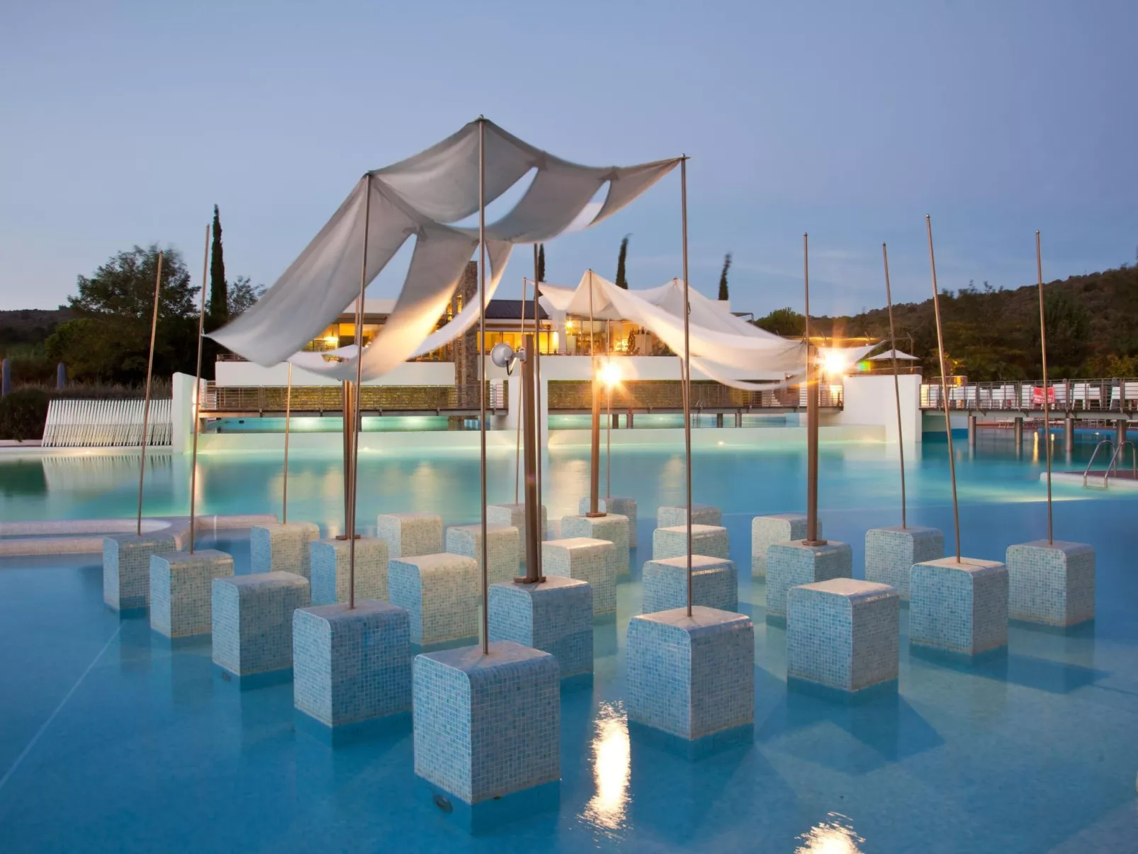 Safari-Lodge-Zelt in Castiglione della Pescaia - Buiten