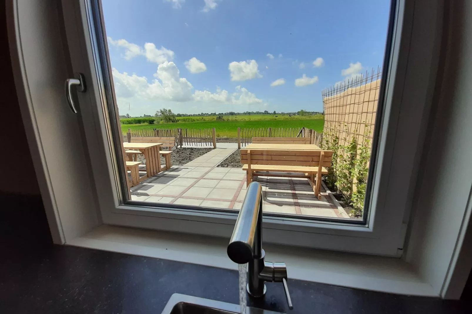 Friese Villa 1 in Leons-Uitzicht zomer