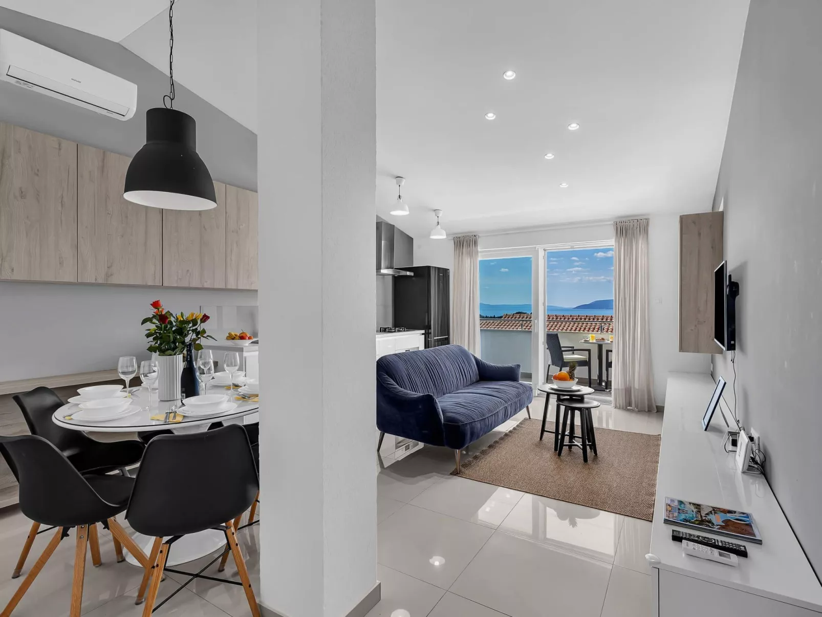 Wohnung "Blue Dream" mit Balkon - Binnen