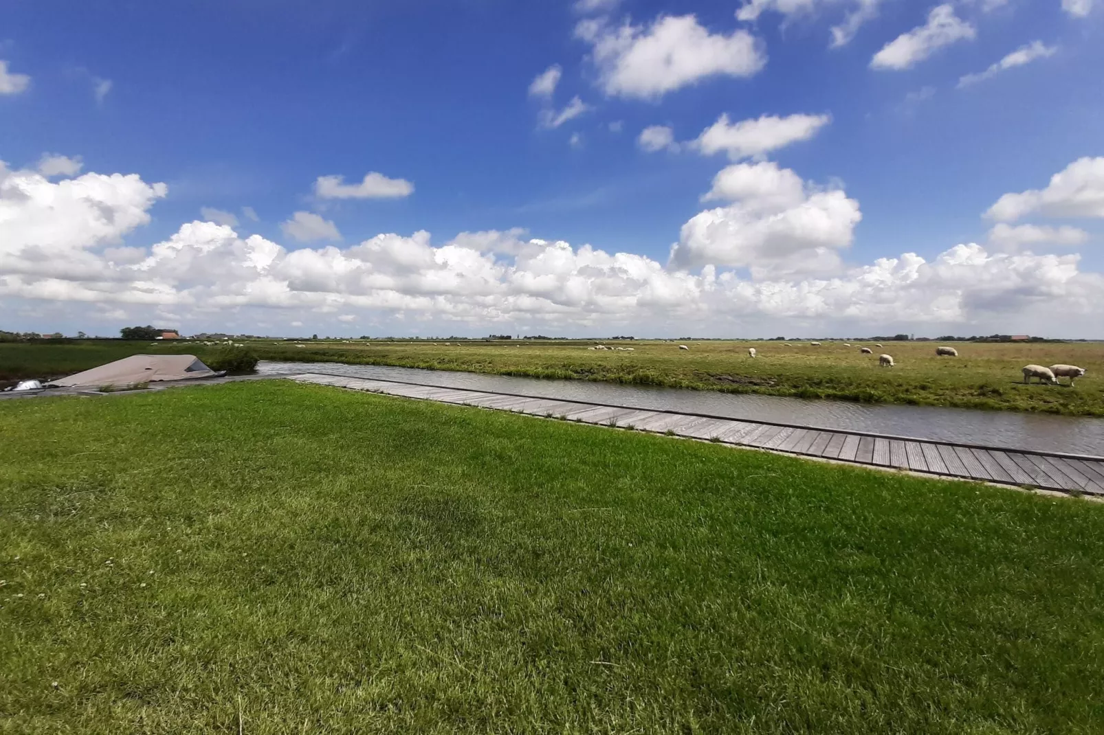 Friese Villa 4 in Leons-Uitzicht zomer