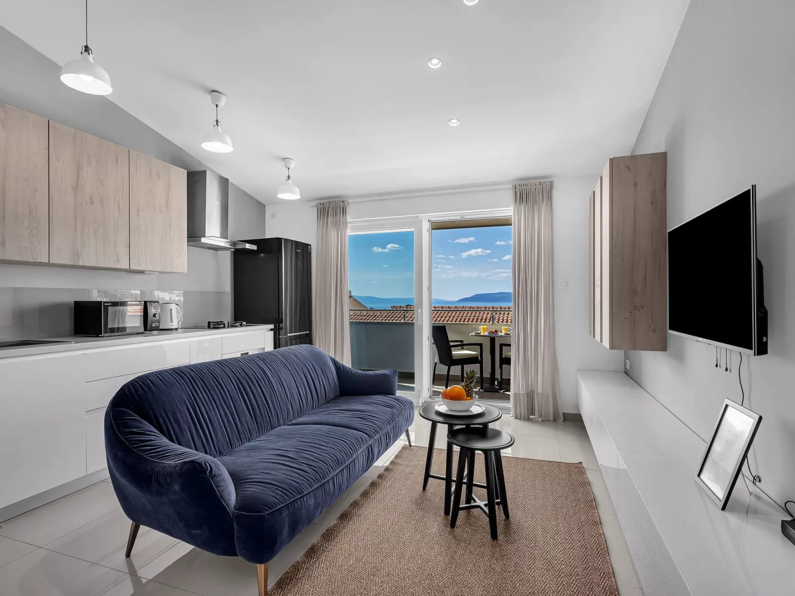 Wohnung "Blue Dream" mit Balkon - Binnen