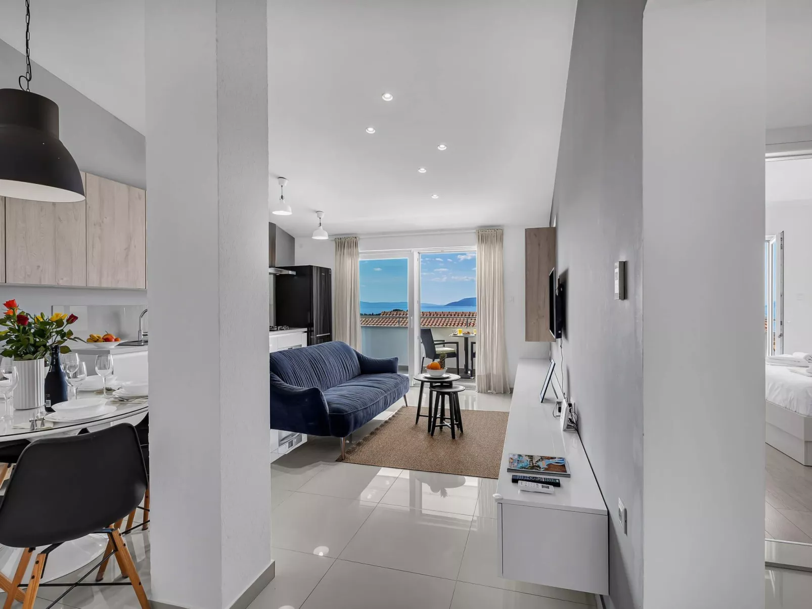 Wohnung "Blue Dream" mit Balkon - Binnen