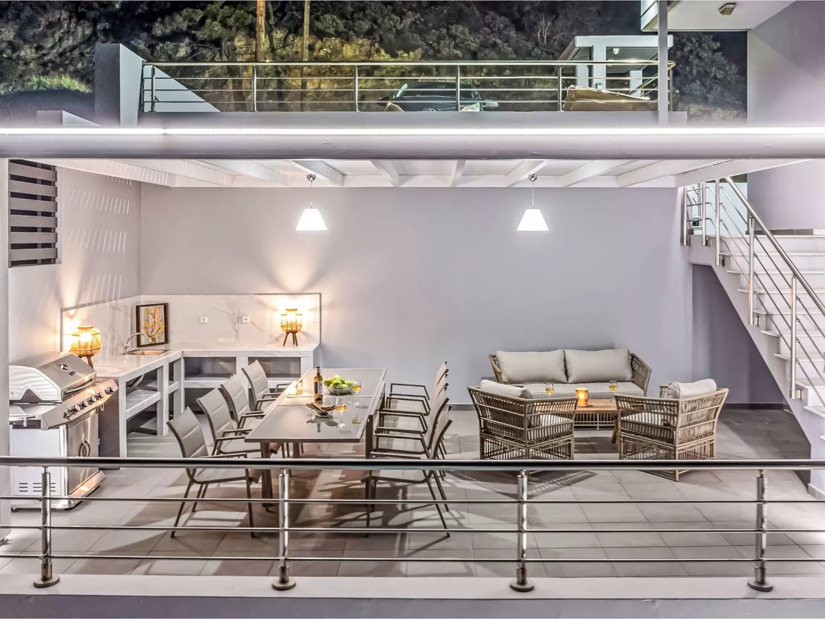 Villa Articiano mit Whirlpool und herrlicher Aussicht - Buiten