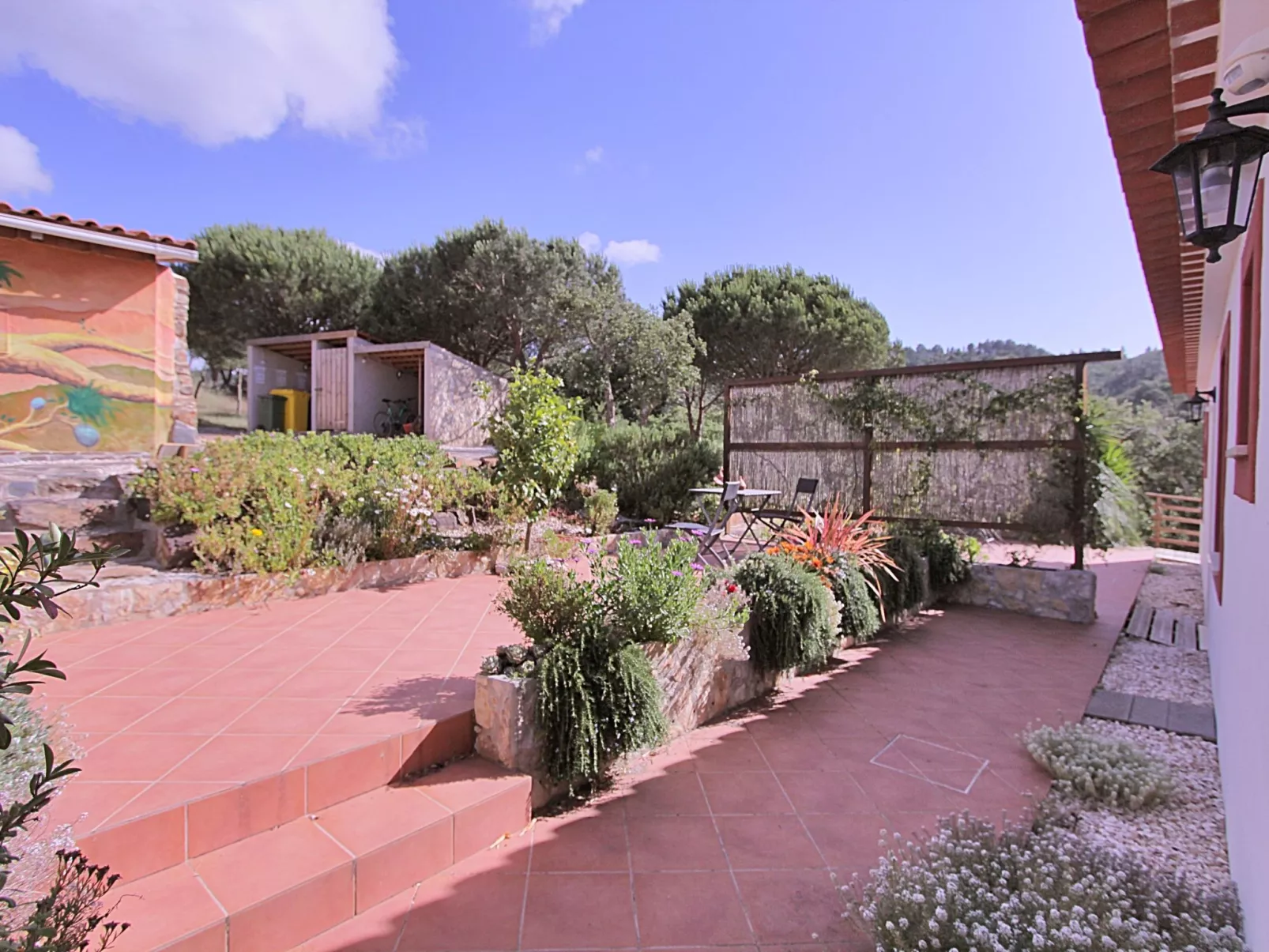 Romantisch und einzigartig "Das Bambus-Apartment" - Buiten